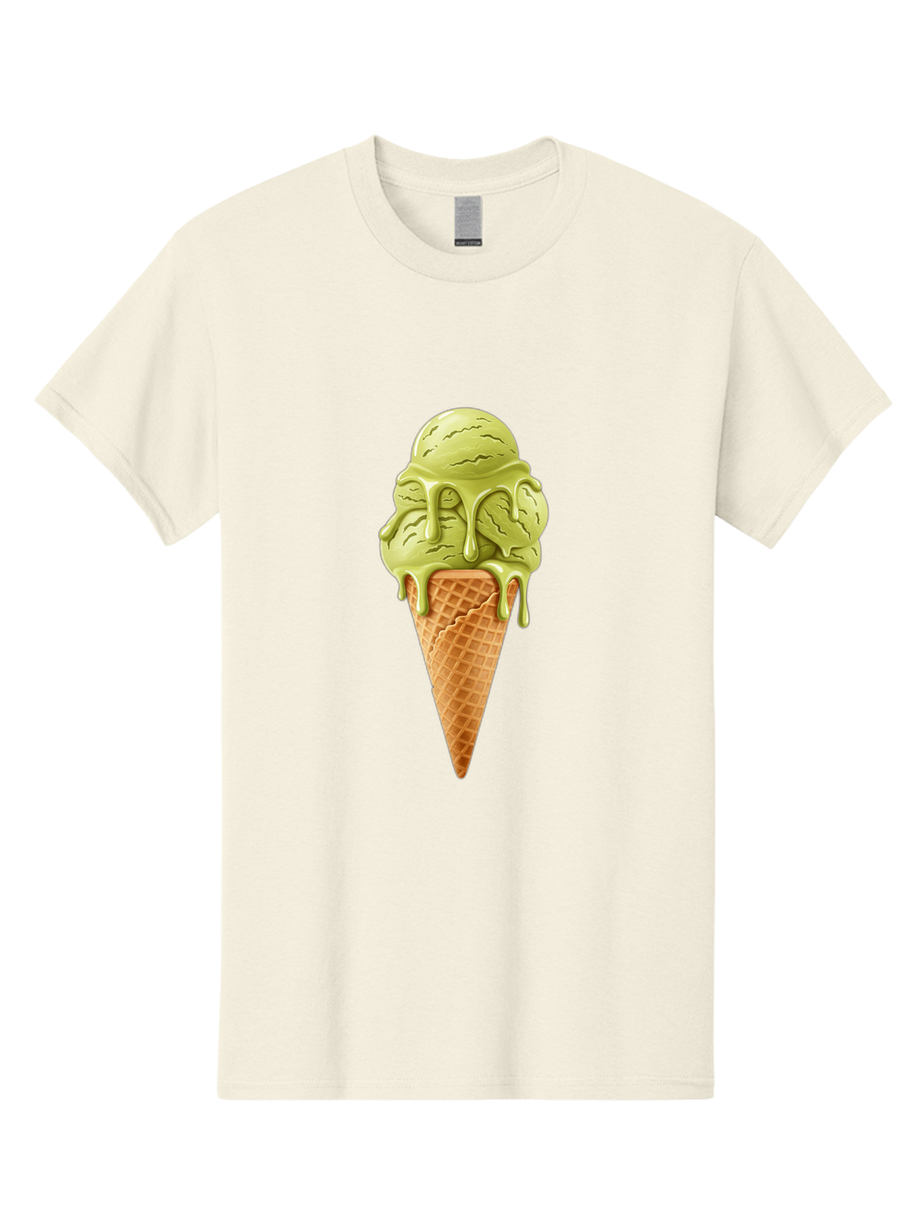 Pistachio-Ice-Cream-Cone Men'S Graphic Tee, 100% Cotton, Comfortable Casual Summer Wear, Machine Washable, Vintage Camera, Old Camera, Antique Camera, Black Camera, Classic Photography, Photography Equipment, Nostalgic Device, Film Camera, Baj697