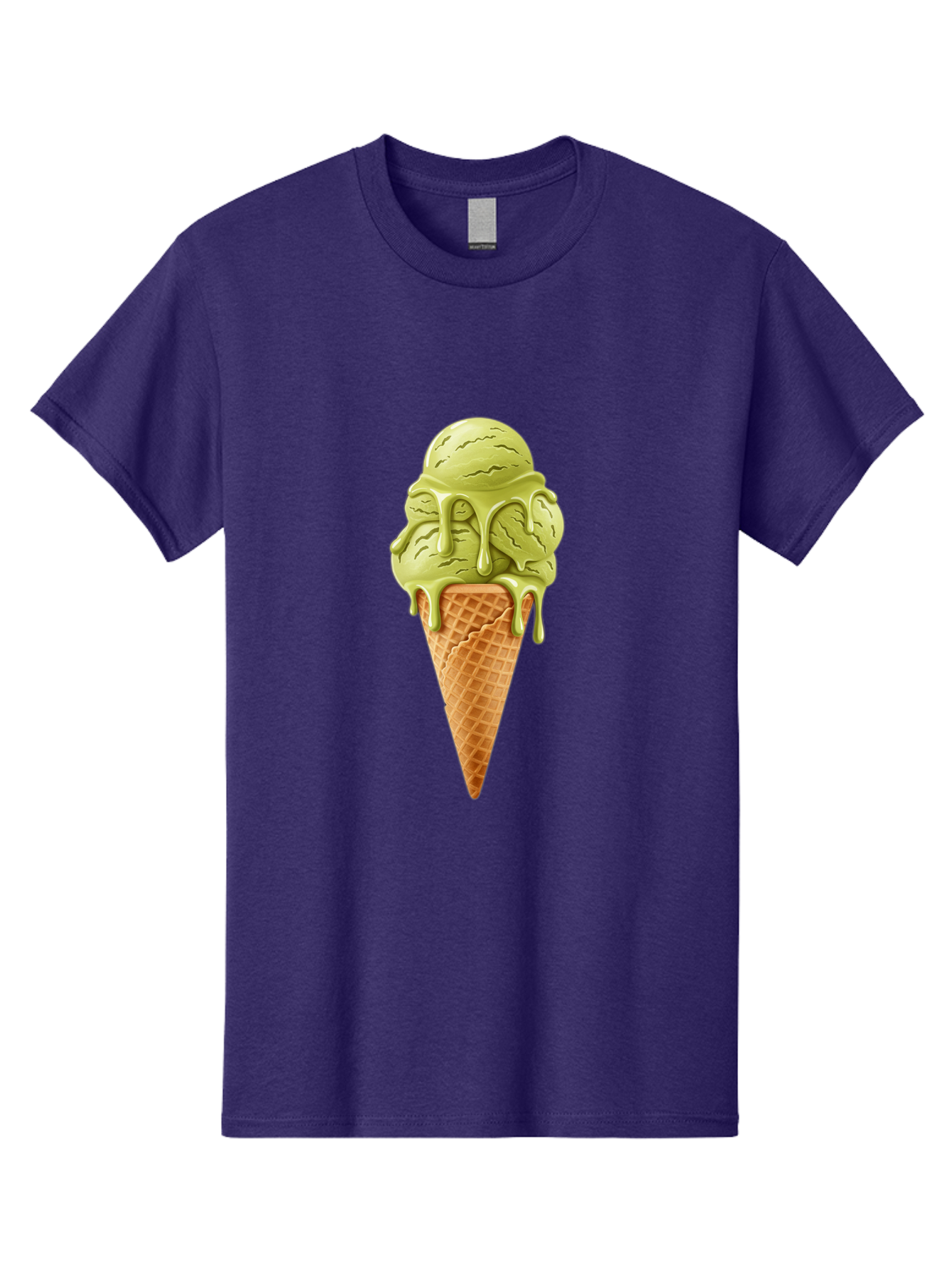 Pistachio-Ice-Cream-Cone Men'S Graphic Tee, 100% Cotton, Comfortable Casual Summer Wear, Machine Washable, Vintage Camera, Old Camera, Antique Camera, Black Camera, Classic Photography, Photography Equipment, Nostalgic Device, Film Camera, Baj697