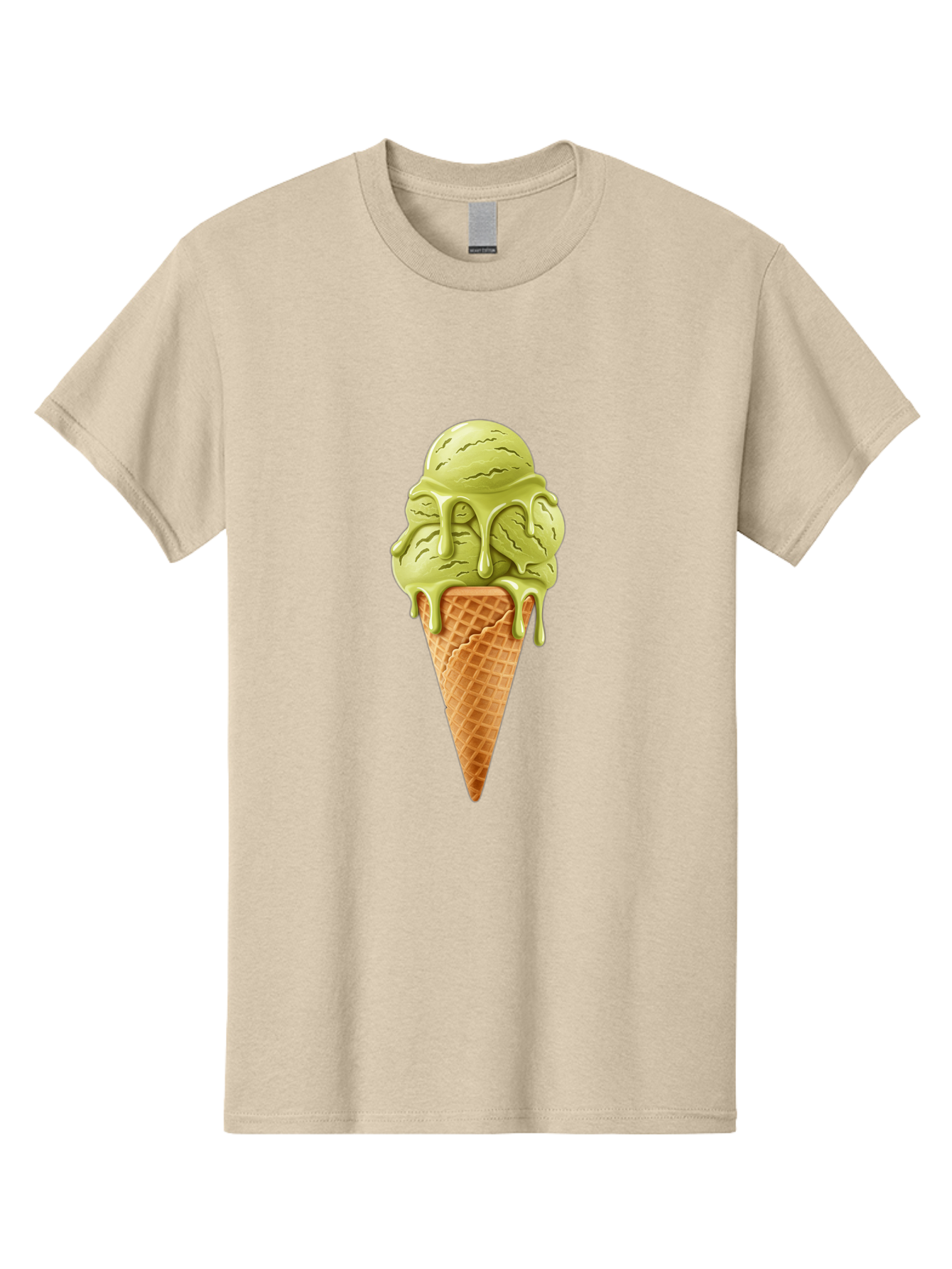 Pistachio-Ice-Cream-Cone Men'S Graphic Tee, 100% Cotton, Comfortable Casual Summer Wear, Machine Washable, Vintage Camera, Old Camera, Antique Camera, Black Camera, Classic Photography, Photography Equipment, Nostalgic Device, Film Camera, Baj697
