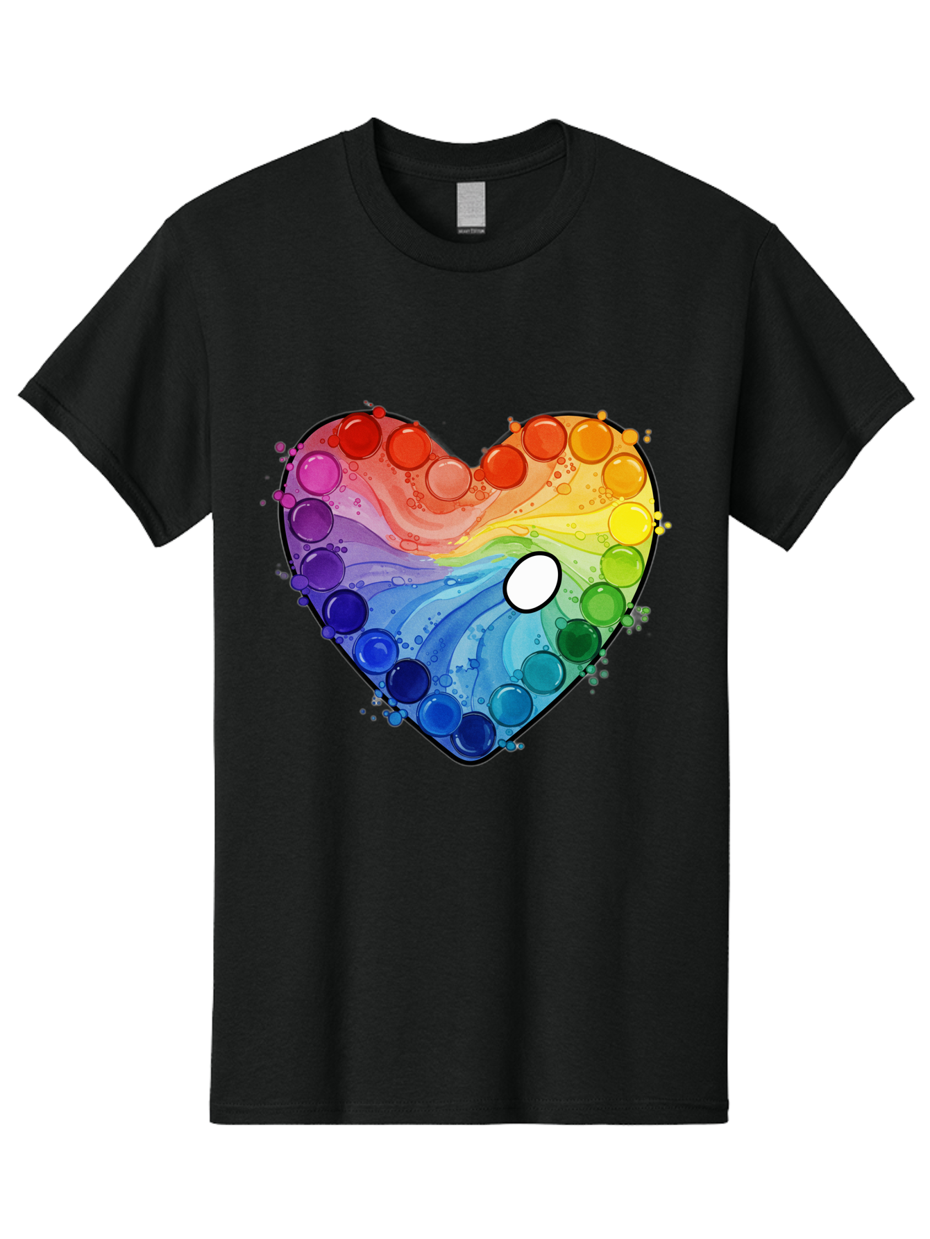 Pop-It-Heart-1 Men'S Graphic Tee, 100% Cotton, Comfortable Casual Summer Wear, Machine Washable, Vintage Camera, Old Camera, Antique Camera, Black Camera, Classic Photography, Photography Equipment, Nostalgic Device, Film Camera, Camera Art Baj698