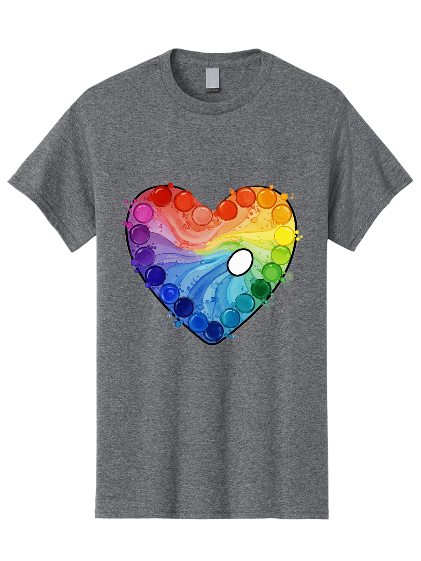 Pop-It-Heart-1 Men'S Graphic Tee, 100% Cotton, Comfortable Casual Summer Wear, Machine Washable, Vintage Camera, Old Camera, Antique Camera, Black Camera, Classic Photography, Photography Equipment, Nostalgic Device, Film Camera, Camera Art Baj698