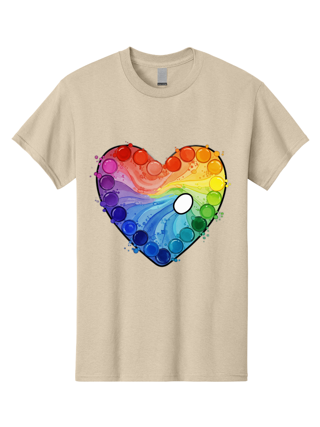 Pop-It-Heart-1 Men'S Graphic Tee, 100% Cotton, Comfortable Casual Summer Wear, Machine Washable, Vintage Camera, Old Camera, Antique Camera, Black Camera, Classic Photography, Photography Equipment, Nostalgic Device, Film Camera, Camera Art Baj698