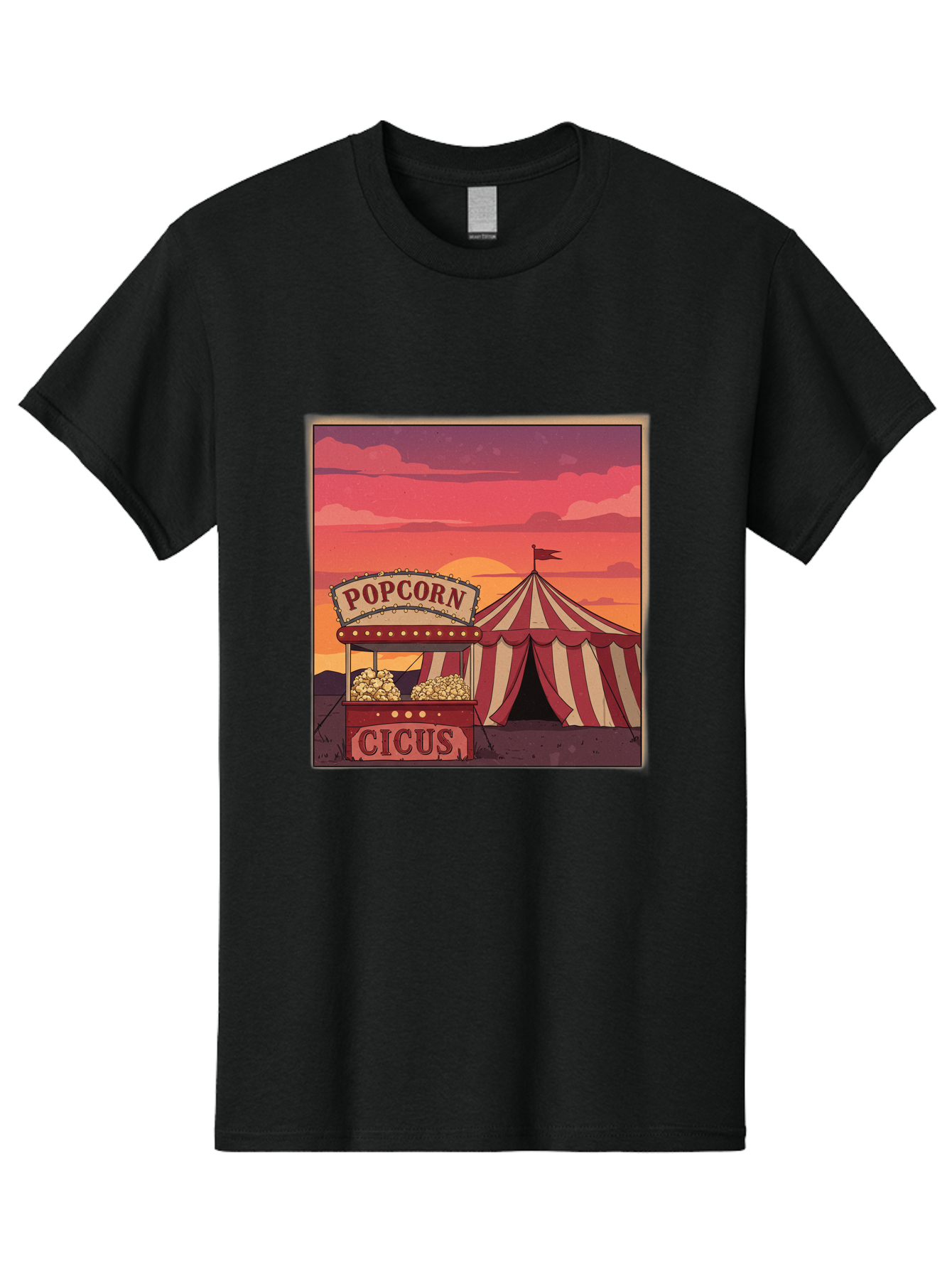 Popcorn-Cicus Men'S Graphic Tee, 100% Cotton, Comfortable Casual Summer Wear, Machine Washable, Vintage Camera, Old Camera, Antique Camera, Black Camera, Classic Photography, Photography Equipment, Nostalgic Device, Film Camera, Camera Art Baj700