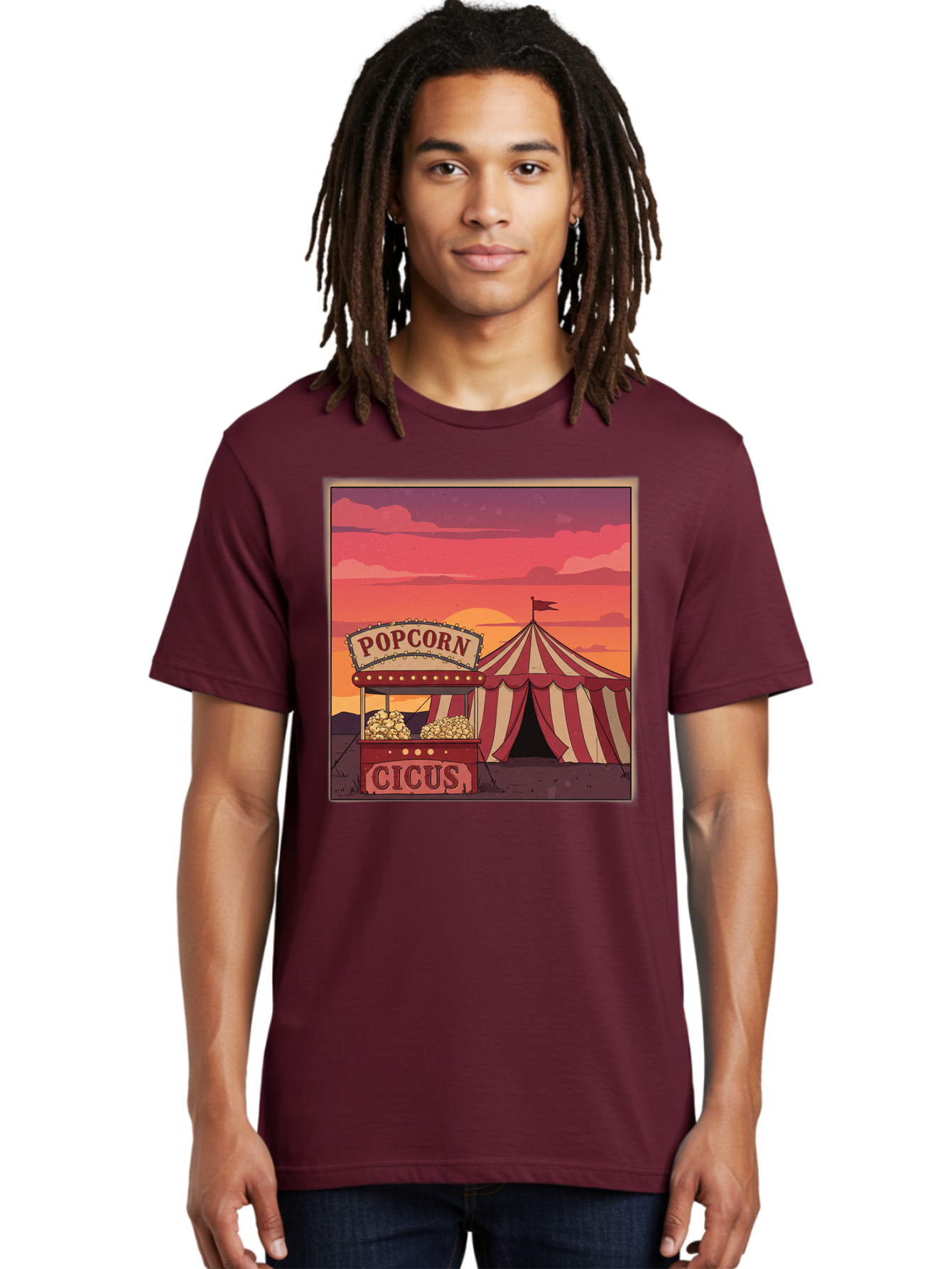 Popcorn-Cicus Men'S Graphic Tee, 100% Cotton, Comfortable Casual Summer Wear, Machine Washable, Vintage Camera, Old Camera, Antique Camera, Black Camera, Classic Photography, Photography Equipment, Nostalgic Device, Film Camera, Camera Art Baj700