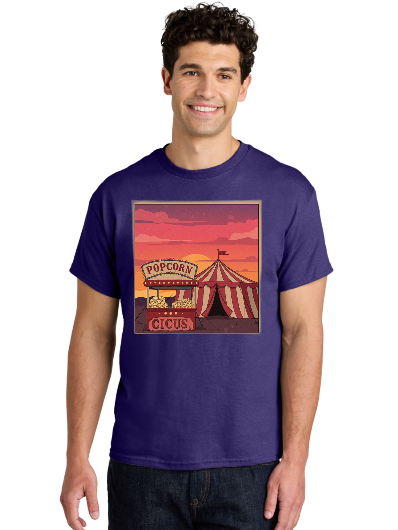 Popcorn-Cicus Men'S Graphic Tee, 100% Cotton, Comfortable Casual Summer Wear, Machine Washable, Vintage Camera, Old Camera, Antique Camera, Black Camera, Classic Photography, Photography Equipment, Nostalgic Device, Film Camera, Camera Art Baj700