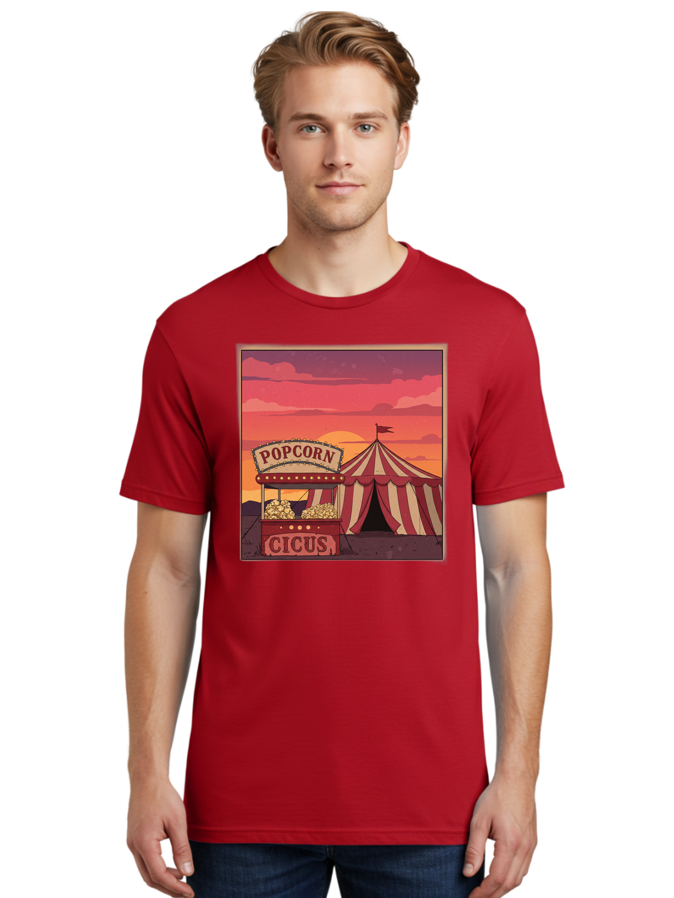 Popcorn-Cicus Men'S Graphic Tee, 100% Cotton, Comfortable Casual Summer Wear, Machine Washable, Vintage Camera, Old Camera, Antique Camera, Black Camera, Classic Photography, Photography Equipment, Nostalgic Device, Film Camera, Camera Art Baj700