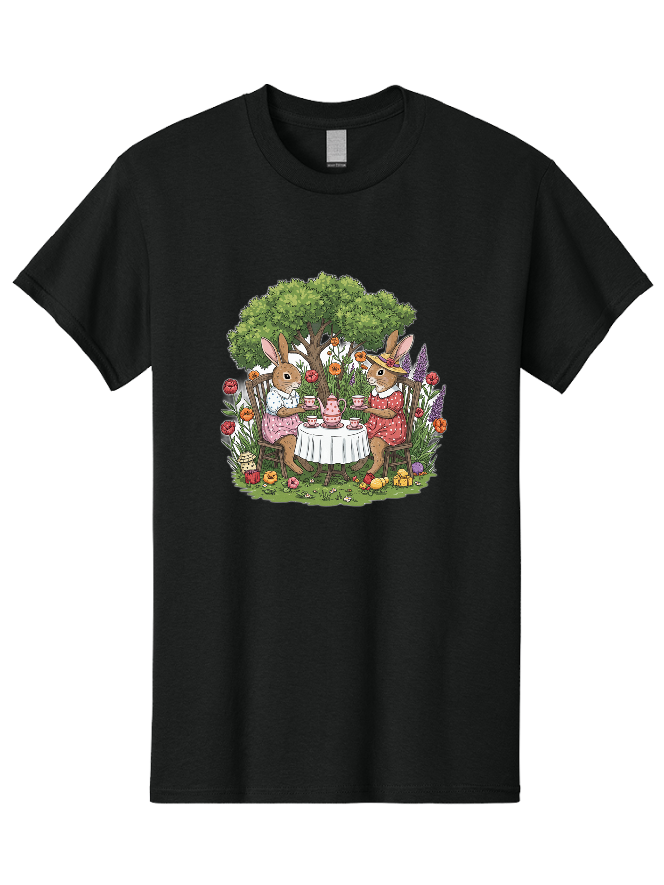 Tea-Party-Rabbits Men'S Graphic Tee, 100% Cotton, Comfortable Casual Summer Wear, Machine Washable, Vintage Camera, Old Camera, Antique Camera, Black Camera, Classic Photography, Photography Equipment, Nostalgic Device, Film Camera, Camera Art Baj813