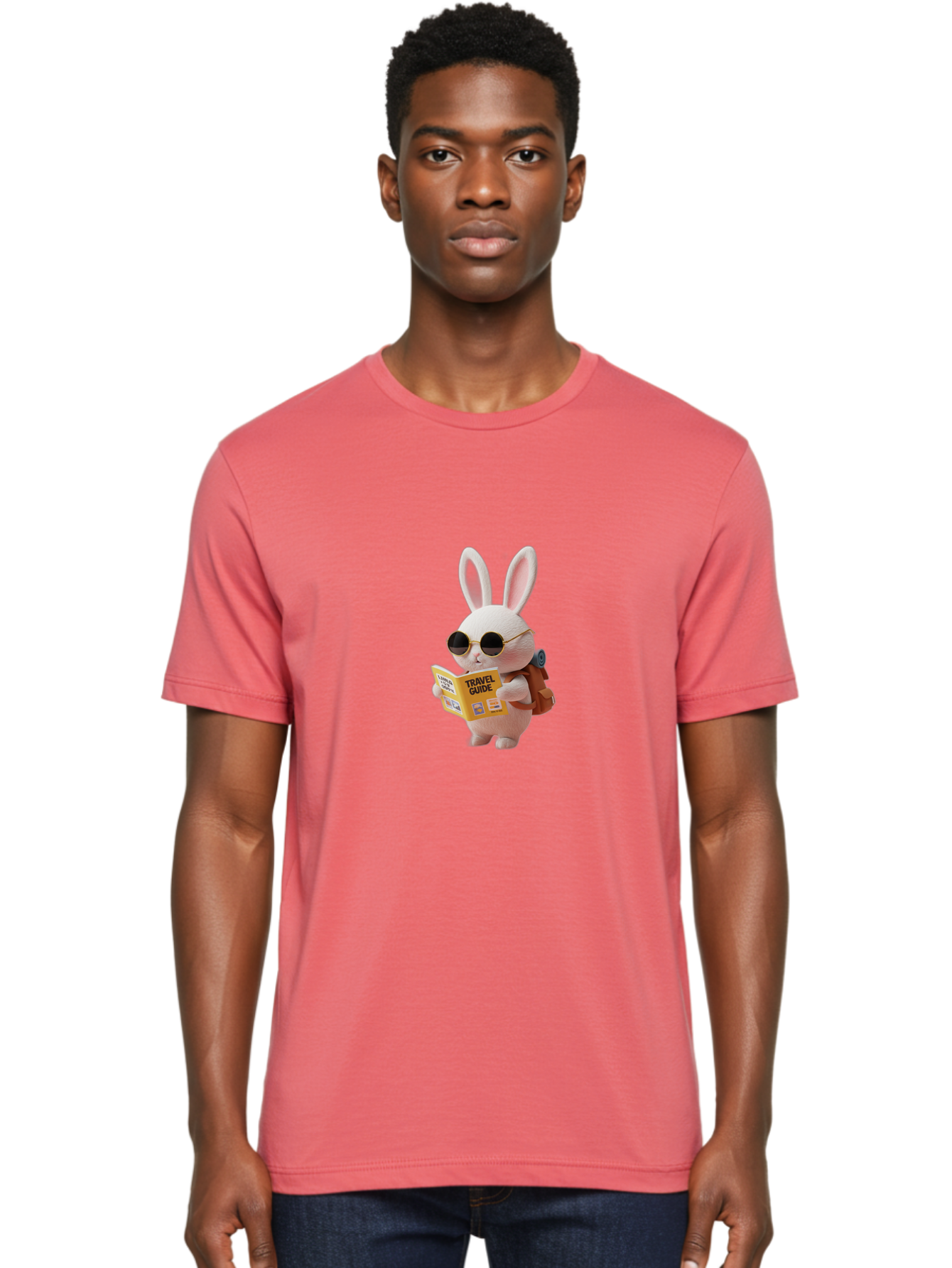 Travel-Guide-Rabbit Men'S Graphic Tee, 100% Cotton, Comfortable Casual Summer Wear, Machine Washable, Vintage Camera, Old Camera, Antique Camera, Black Camera, Classic Photography, Photography Equipment, Nostalgic Device, Film Camera, Baj825