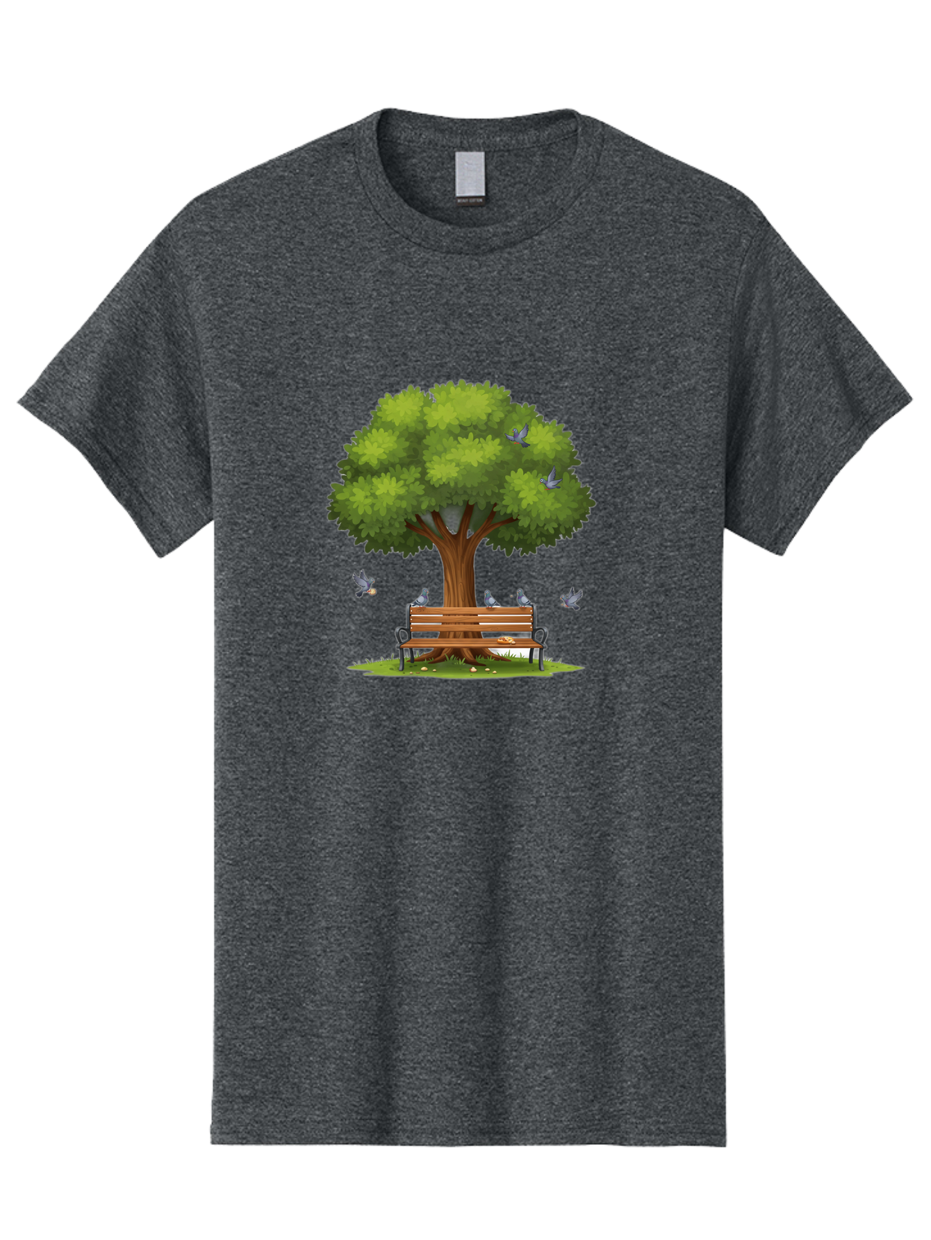 Tree-And-Bench Men'S Graphic Tee, 100% Cotton, Comfortable Casual Summer Wear, Machine Washable, Vintage Camera, Old Camera, Antique Camera, Black Camera, Classic Photography, Photography Equipment, Nostalgic Device, Film Camera, Camera Art Baj826