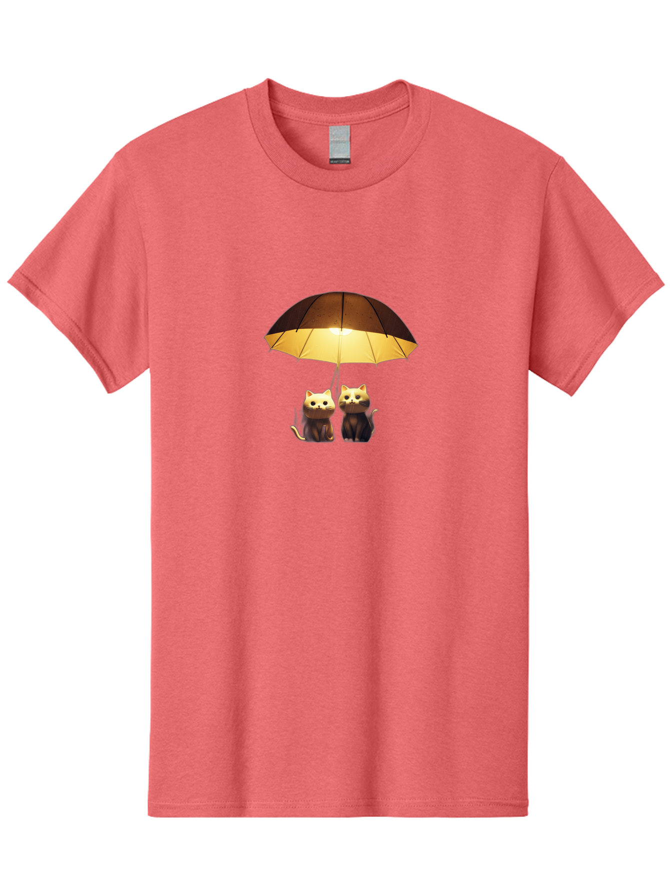 Two-Cats-Under-Umbrella Men'S Graphic Tee, 100% Cotton, Comfortable Casual Summer Wear, Machine Washable, Vintage Camera, Old Camera, Antique Camera, Black Camera, Classic Photography, Photography Equipment, Nostalgic Device, Film Camera, Baj832