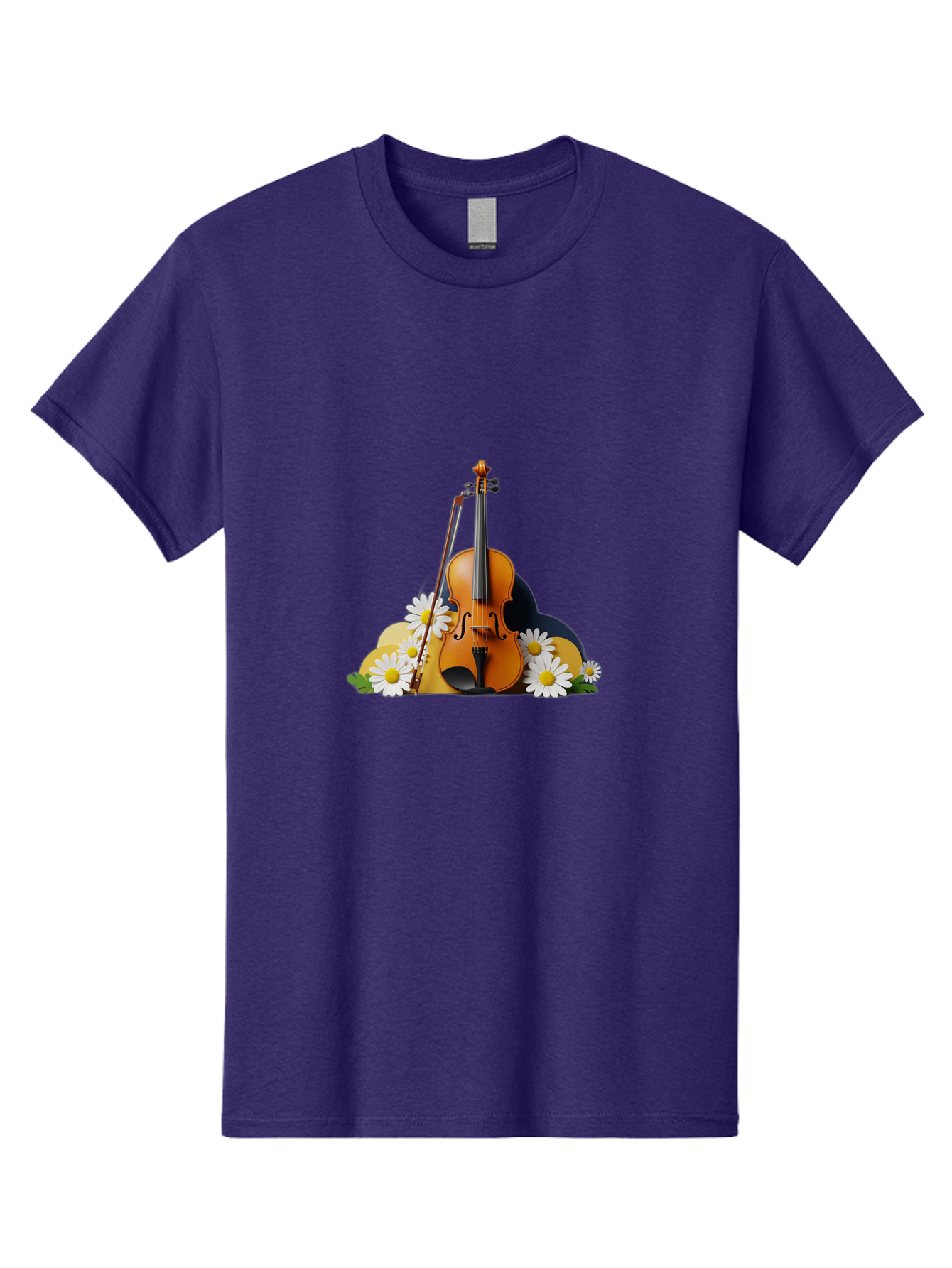 Violin-And-Flowers Men'S Graphic Tee, 100% Cotton, Comfortable Casual Summer Wear, Machine Washable, Vintage Camera, Old Camera, Antique Camera, Black Camera, Classic Photography, Photography Equipment, Nostalgic Device, Film Camera, Baj846