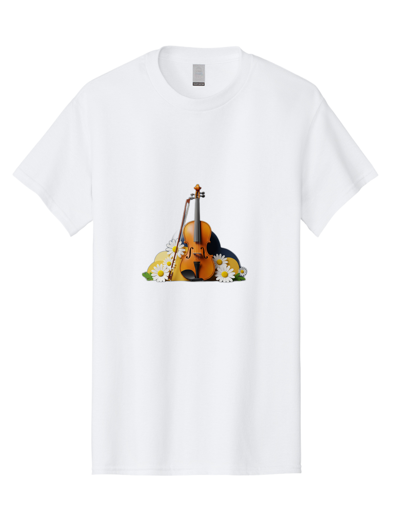 Violin-And-Flowers Men'S Graphic Tee, 100% Cotton, Comfortable Casual Summer Wear, Machine Washable, Vintage Camera, Old Camera, Antique Camera, Black Camera, Classic Photography, Photography Equipment, Nostalgic Device, Film Camera, Baj846