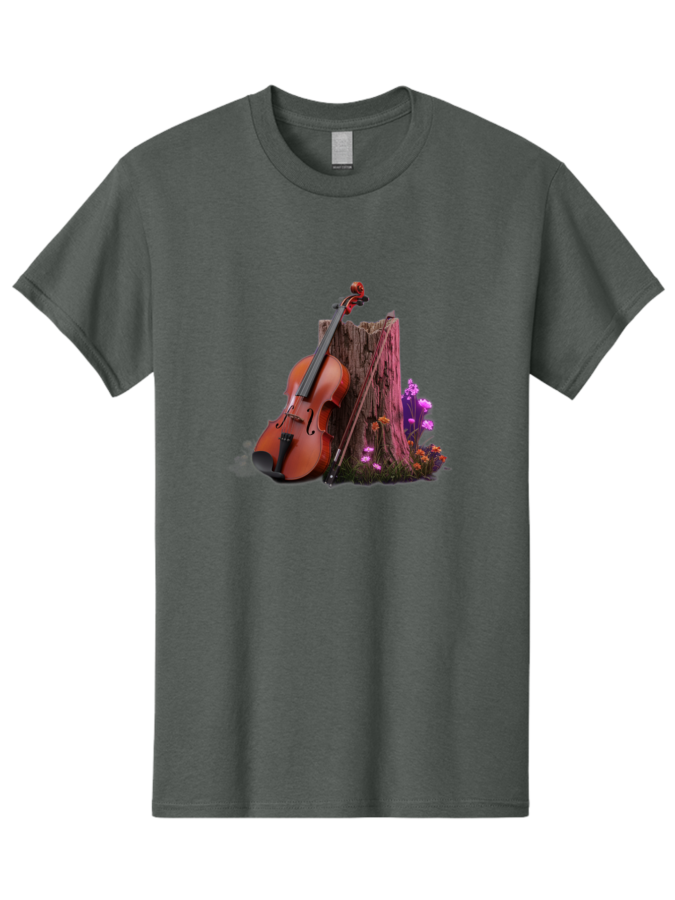 Violin-Tree-Stump Men'S Graphic Tee, 100% Cotton, Comfortable Casual Summer Wear, Machine Washable, Vintage Camera, Old Camera, Antique Camera, Black Camera, Classic Photography, Photography Equipment, Nostalgic Device, Film Camera, Camera Art Baj857