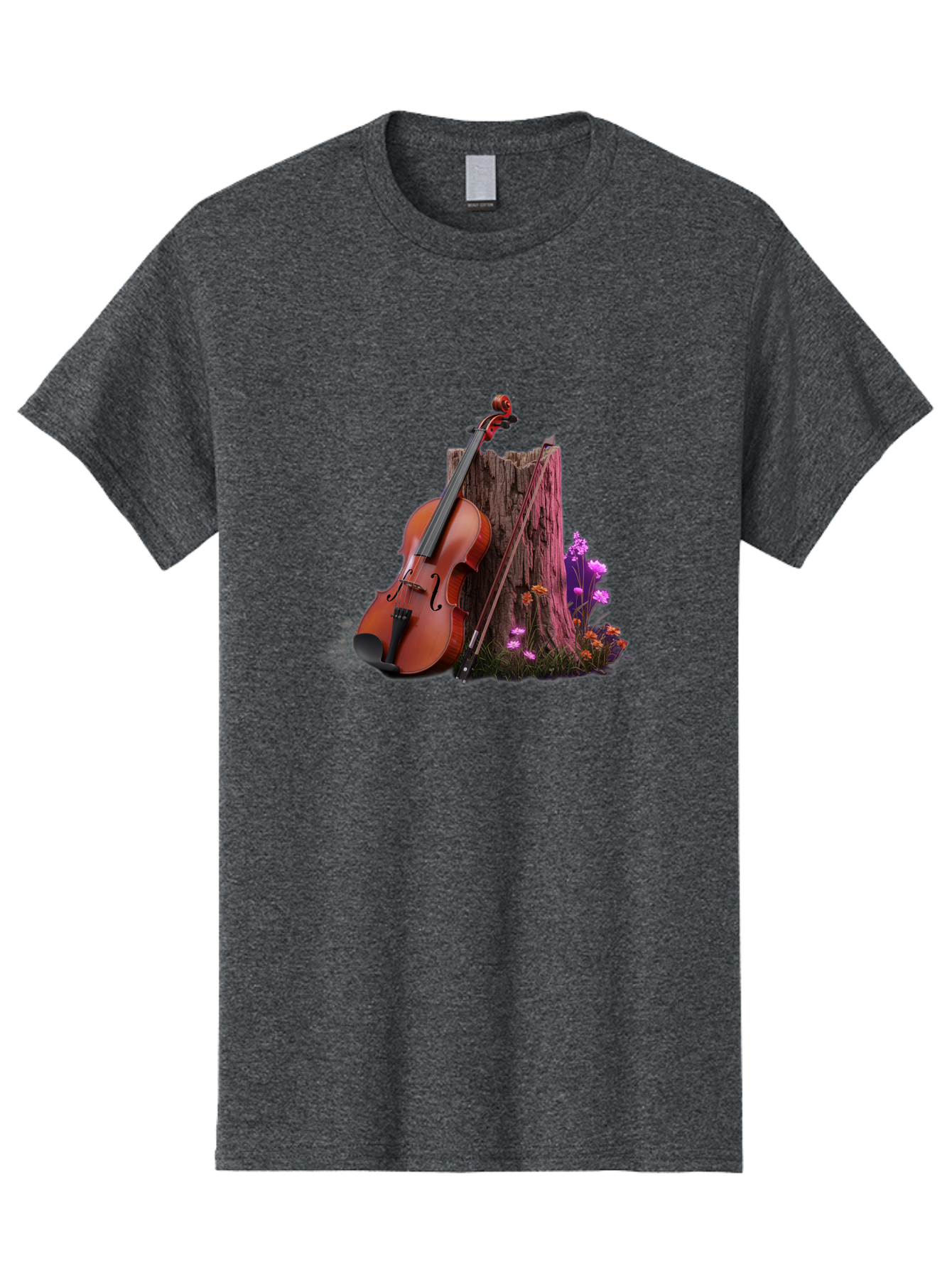 Violin-Tree-Stump Men'S Graphic Tee, 100% Cotton, Comfortable Casual Summer Wear, Machine Washable, Vintage Camera, Old Camera, Antique Camera, Black Camera, Classic Photography, Photography Equipment, Nostalgic Device, Film Camera, Camera Art Baj857
