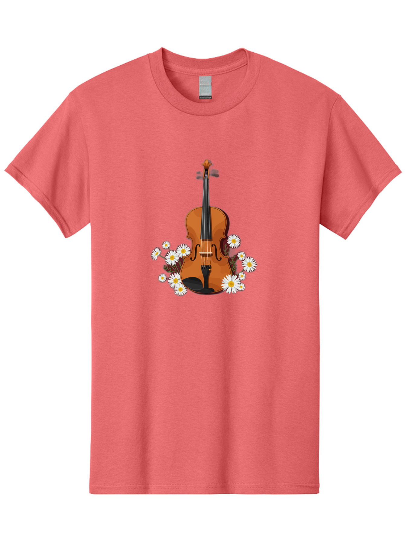 Violin-With-Daisies Men'S Graphic Tee, 100% Cotton, Comfortable Casual Summer Wear, Machine Washable, Vintage Camera, Old Camera, Antique Camera, Black Camera, Classic Photography, Photography Equipment, Nostalgic Device, Film Camera, Baj860