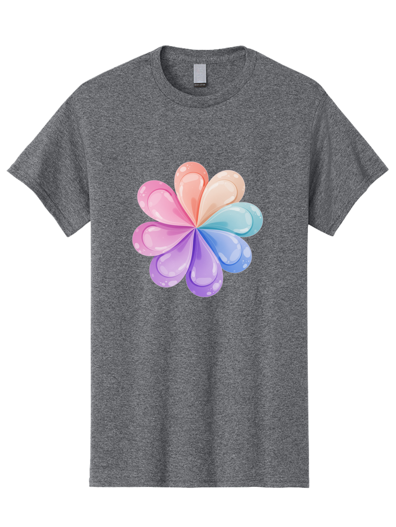 Water-Droplet-Flower Men'S Graphic Tee, 100% Cotton, Comfortable Casual Summer Wear, Machine Washable, Vintage Camera, Old Camera, Antique Camera, Black Camera, Classic Photography, Photography Equipment, Nostalgic Device, Film Camera, Baj867