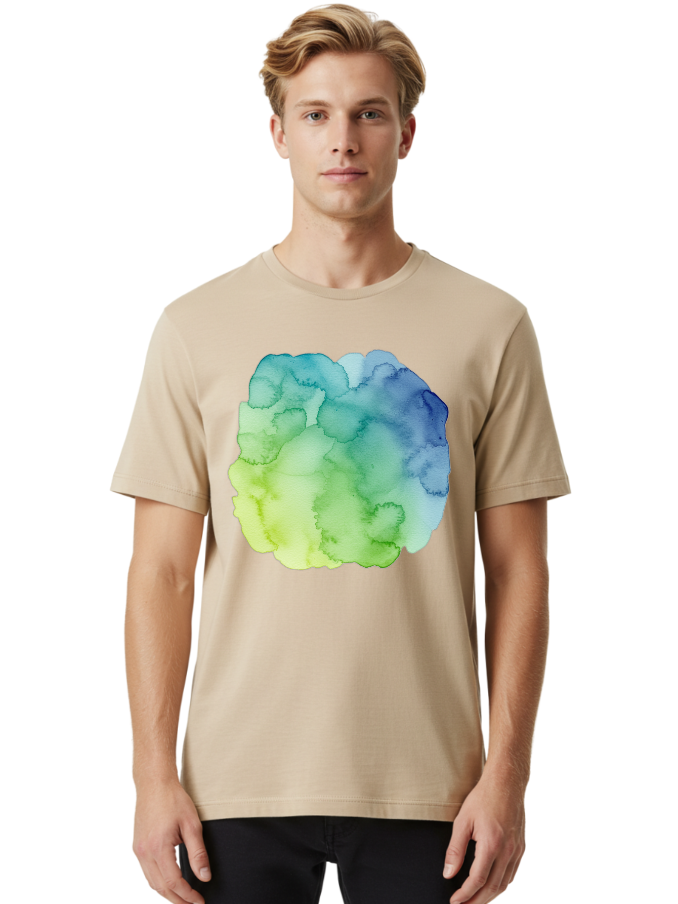 Watercolor-Splash Men'S Graphic Tee, 100% Cotton, Comfortable Casual Summer Wear, Machine Washable, Vintage Camera, Old Camera, Antique Camera, Black Camera, Classic Photography, Photography Equipment, Nostalgic Device, Film Camera, Camera Art Baj869