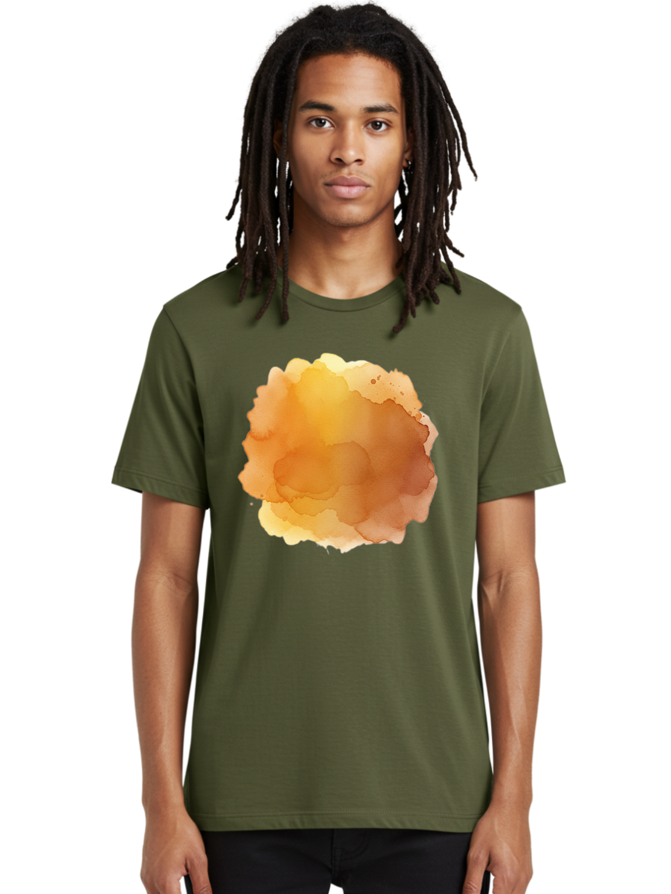 Watercolor-Stain Men'S Graphic Tee, 100% Cotton, Comfortable Casual Summer Wear, Machine Washable, Vintage Camera, Old Camera, Antique Camera, Black Camera, Classic Photography, Photography Equipment, Nostalgic Device, Film Camera, Camera Art Baj870