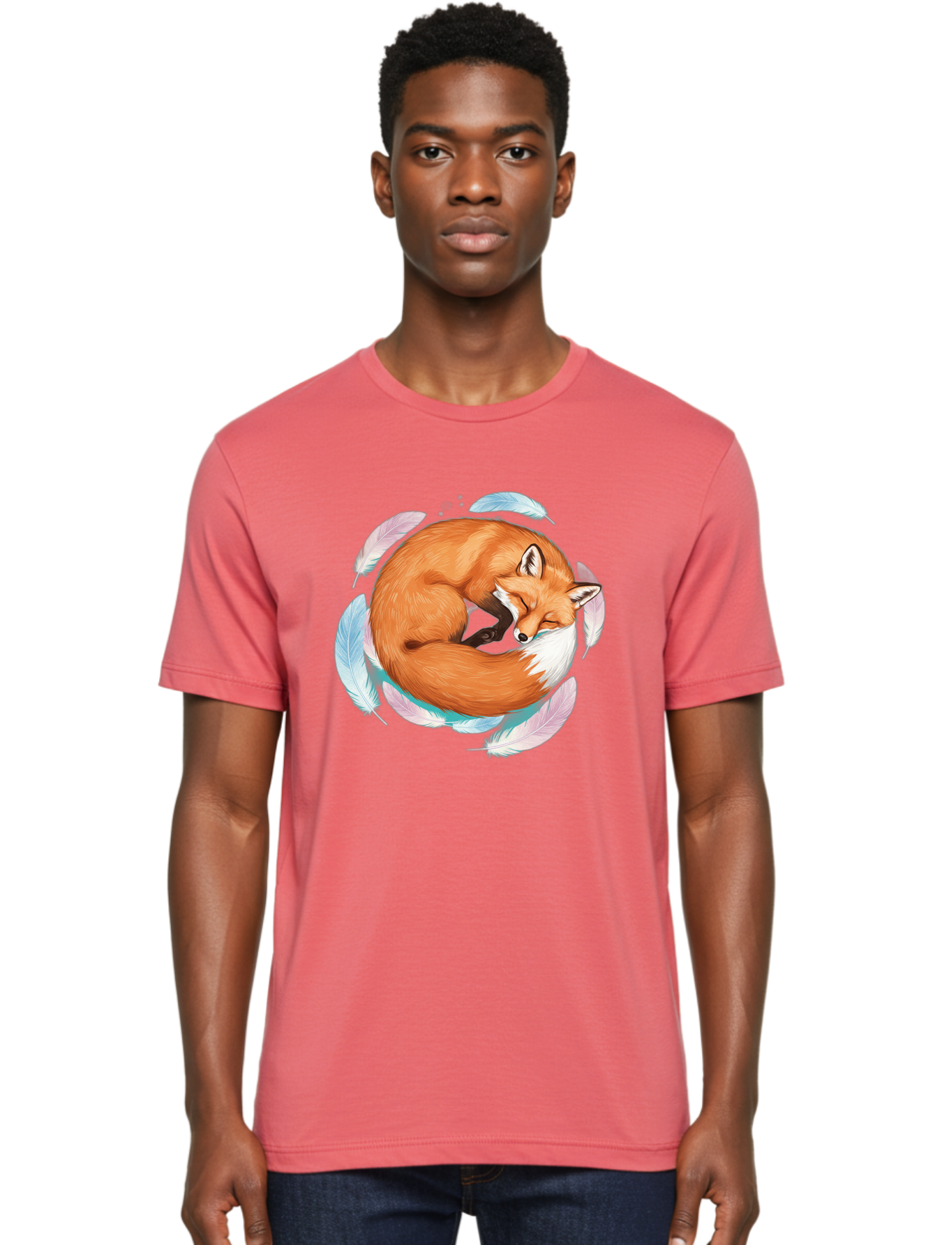 Sleeping-Fox-2 Men'S Graphic Tee, 100% Cotton, Comfortable Casual Summer Wear, Machine Washable, Vintage Camera, Old Camera, Antique Camera, Black Camera, Classic Photography, Photography Equipment, Nostalgic Device, Film Camera, Camera Art Baj883
