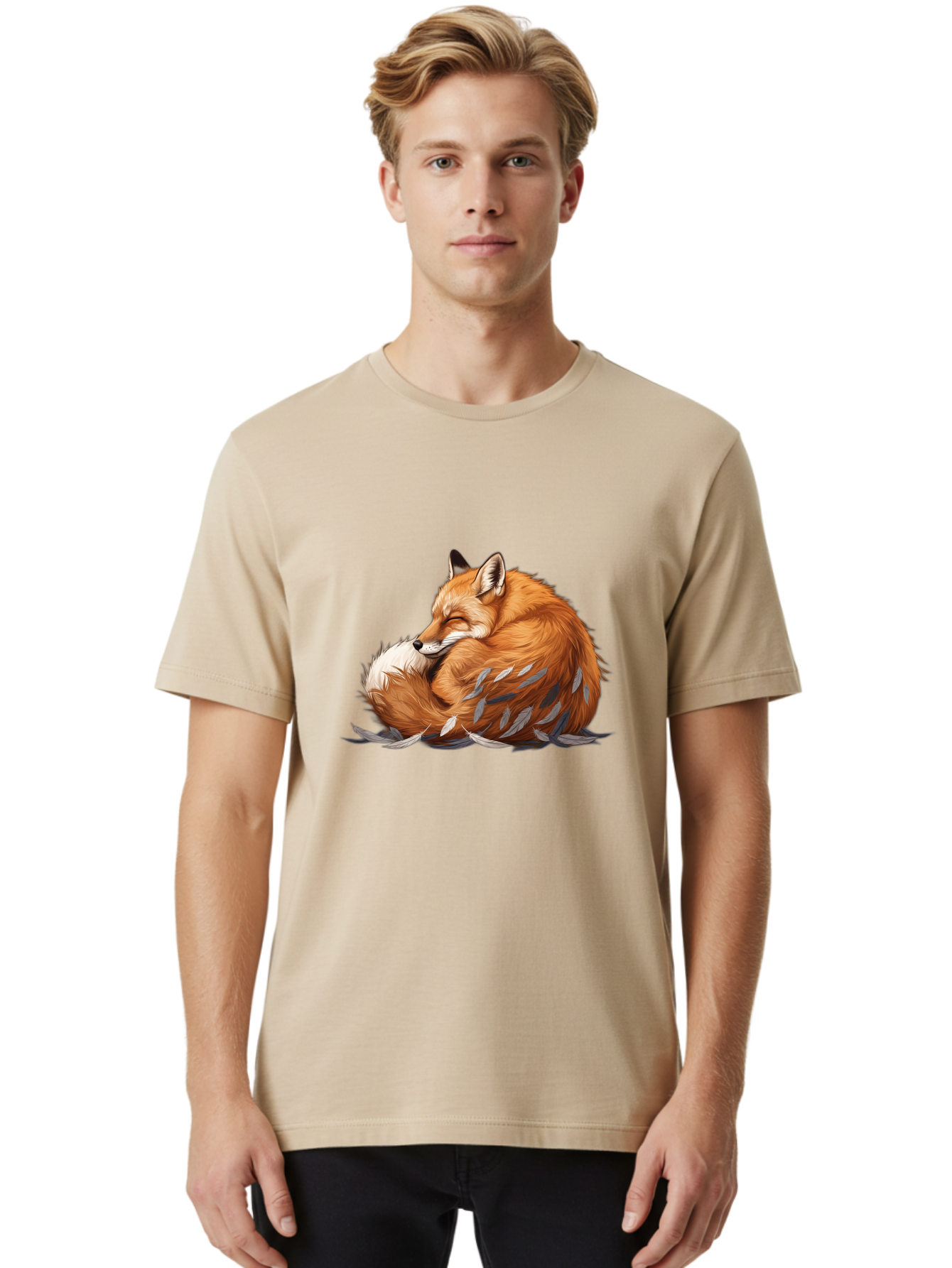 Sleeping-Fox-9 Men'S Graphic Tee, 100% Cotton, Comfortable Casual Summer Wear, Machine Washable, Vintage Camera, Old Camera, Antique Camera, Black Camera, Classic Photography, Photography Equipment, Nostalgic Device, Film Camera, Camera Art Baj890