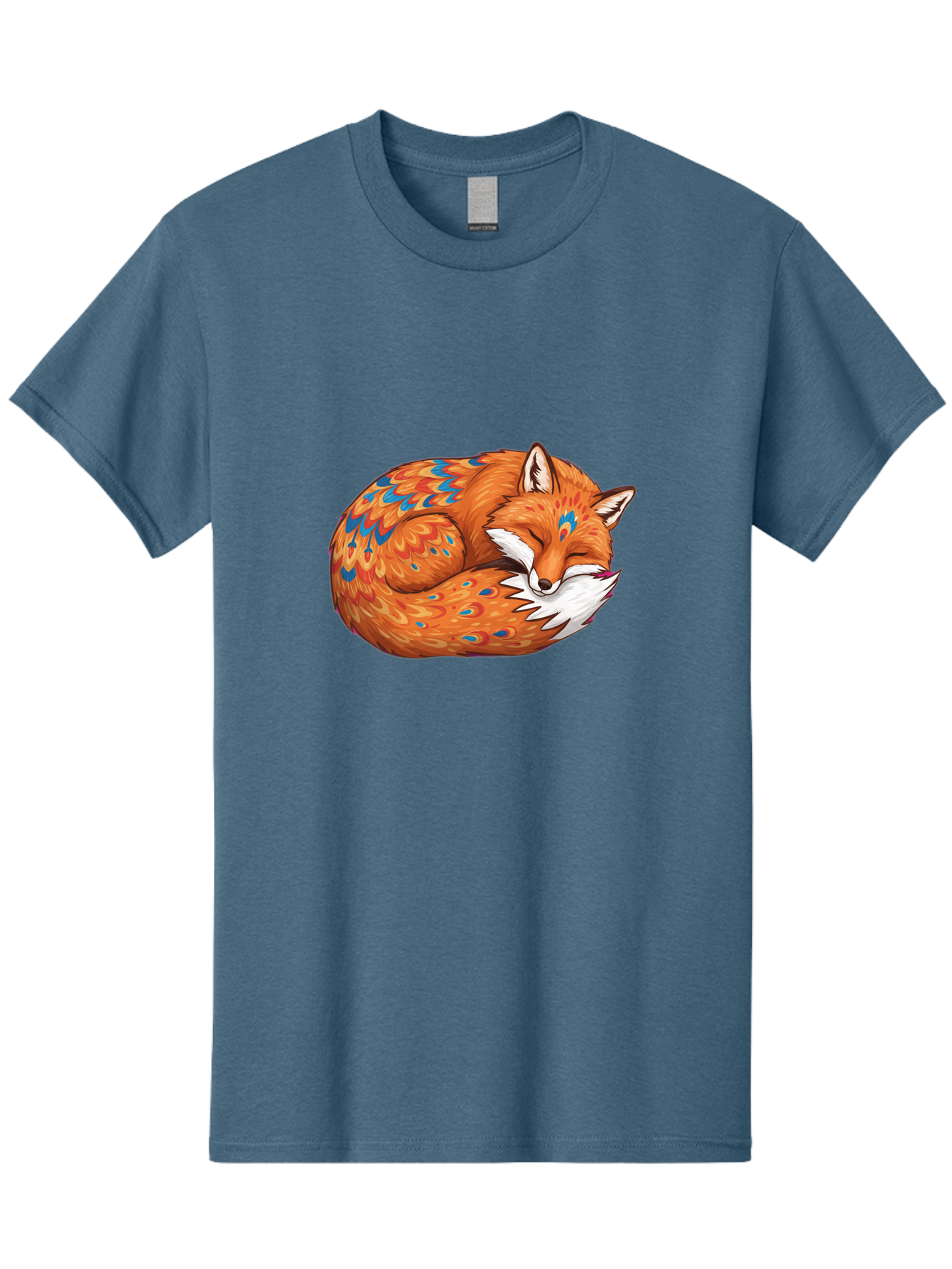 Sleeping-Orange-Fox Men'S Graphic Tee, 100% Cotton, Comfortable Casual Summer Wear, Machine Washable, Vintage Camera, Old Camera, Antique Camera, Black Camera, Classic Photography, Photography Equipment, Nostalgic Device, Film Camera, Baj895