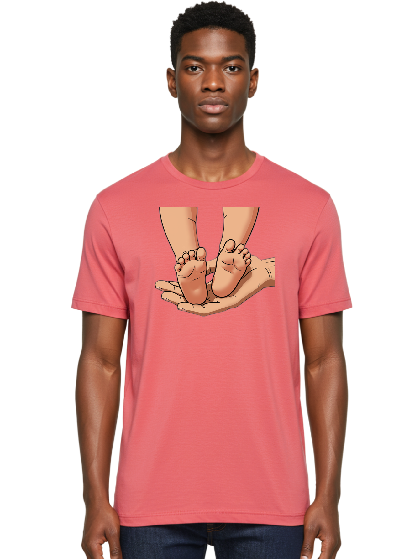 Baby-Feet-2 Men'S Graphic Tee, 100% Cotton, Comfortable Casual Summer Wear, Machine Washable, Vintage Camera, Old Camera, Antique Camera, Black Camera, Classic Photography, Photography Equipment, Nostalgic Device, Film Camera, Camera Art Bak002