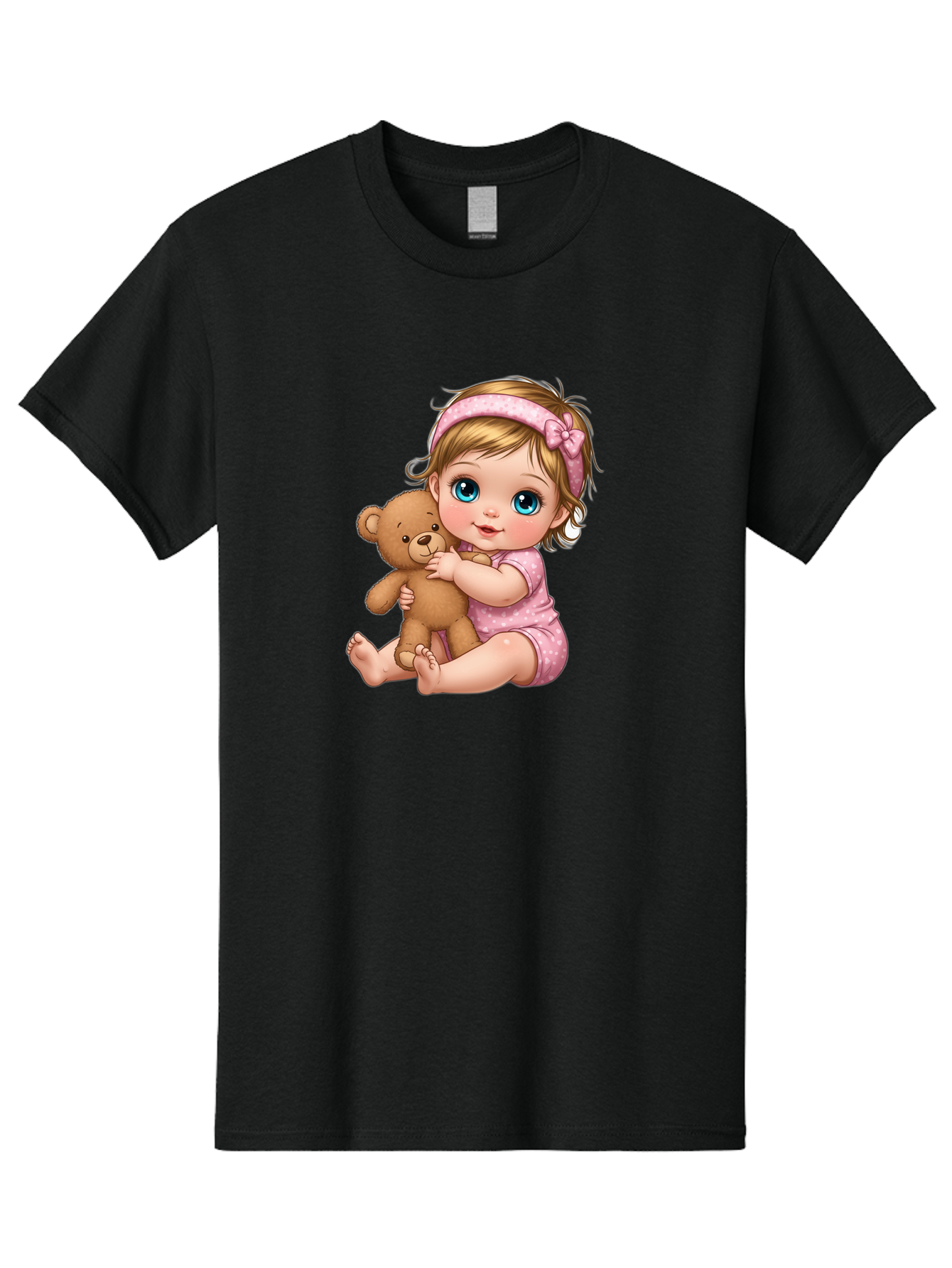 Baby-Girl-With-Teddy-Bear Men'S Graphic Tee, 100% Cotton, Comfortable Casual Summer Wear, Machine Washable, Vintage Camera, Old Camera, Antique Camera, Black Camera, Classic Photography, Photography Equipment, Nostalgic Device, Film Camera, Bak013