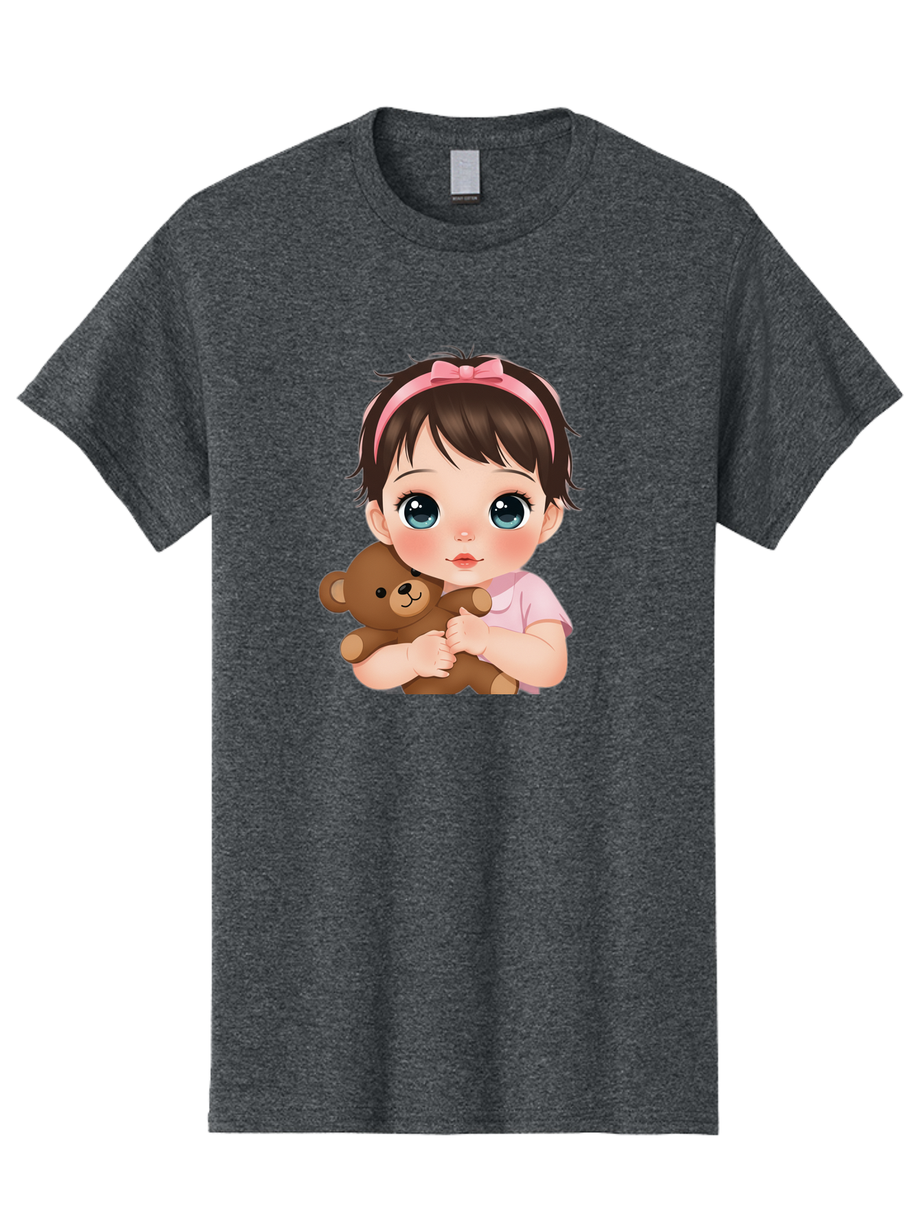 Baby-Girl-With-Teddy Men'S Graphic Tee, 100% Cotton, Comfortable Casual Summer Wear, Machine Washable, Vintage Camera, Old Camera, Antique Camera, Black Camera, Classic Photography, Photography Equipment, Nostalgic Device, Film Camera, Bak014