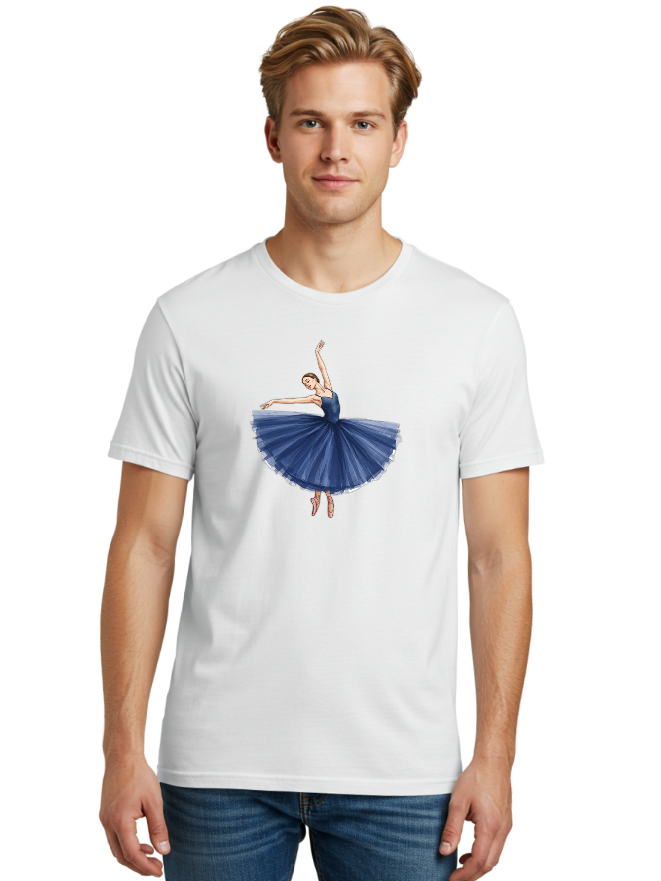 Ballerina-In-Blue-Tutu Men'S Graphic Tee, 100% Cotton, Comfortable Casual Summer Wear, Machine Washable, Vintage Camera, Old Camera, Antique Camera, Black Camera, Classic Photography, Photography Equipment, Nostalgic Device, Film Camera, Bak020