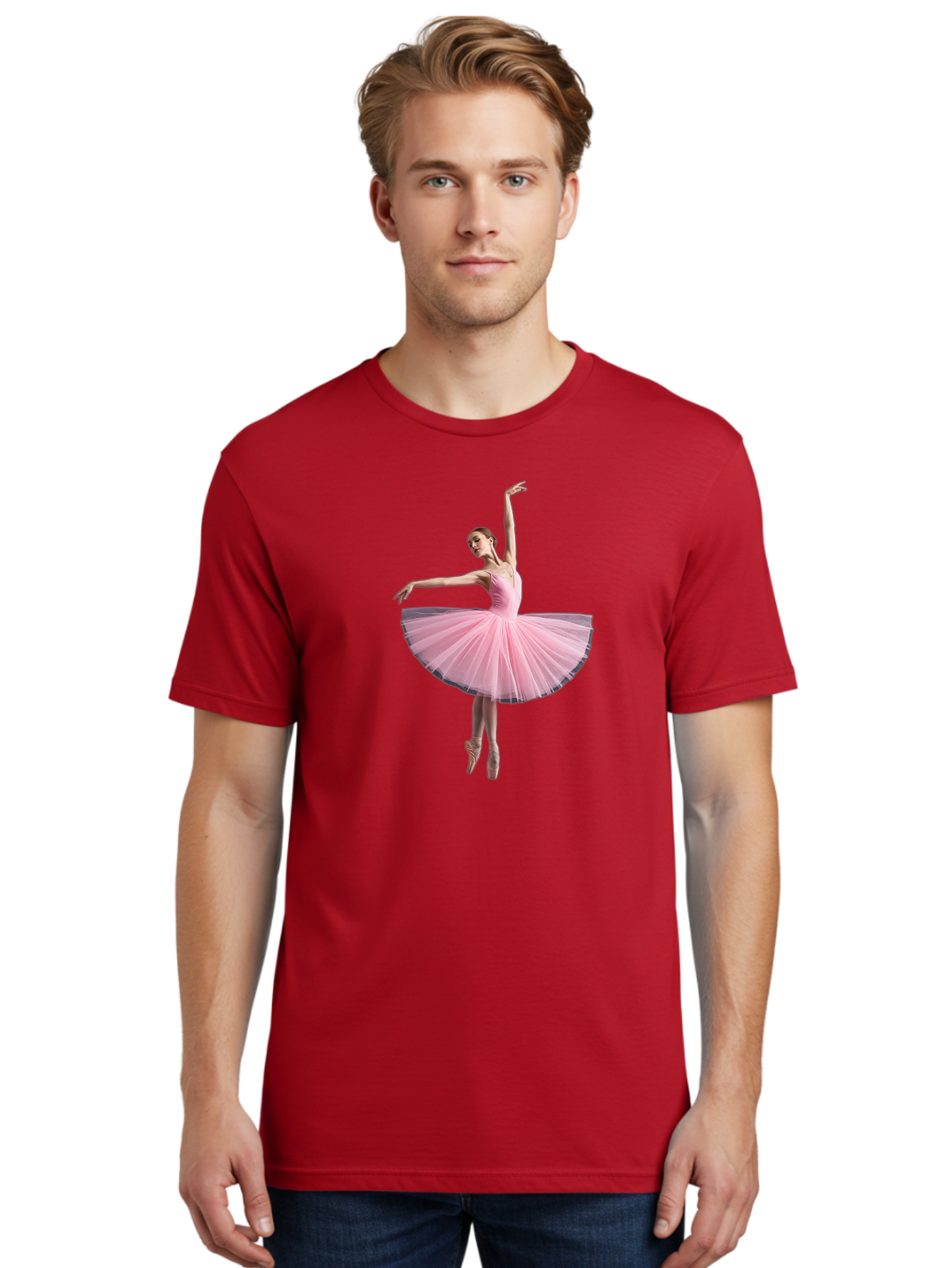 Ballerina-In-Pink-Tutu Men'S Graphic Tee, 100% Cotton, Comfortable Casual Summer Wear, Machine Washable, Vintage Camera, Old Camera, Antique Camera, Black Camera, Classic Photography, Photography Equipment, Nostalgic Device, Film Camera, Bak023
