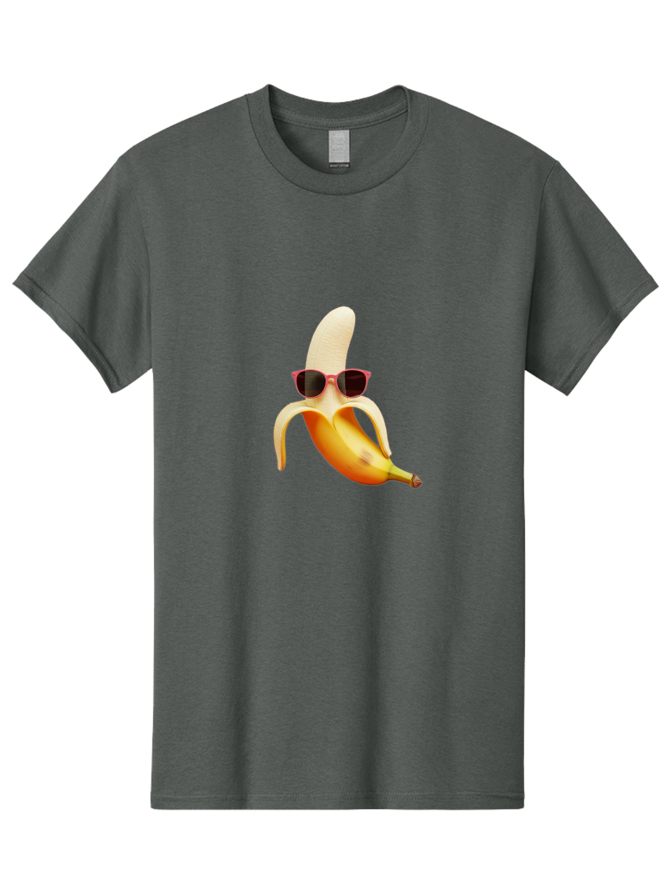 Banana-With-Sunglasses Men'S Graphic Tee, 100% Cotton, Comfortable Casual Summer Wear, Machine Washable, Vintage Camera, Old Camera, Antique Camera, Black Camera, Classic Photography, Photography Equipment, Nostalgic Device, Film Camera, Bak033