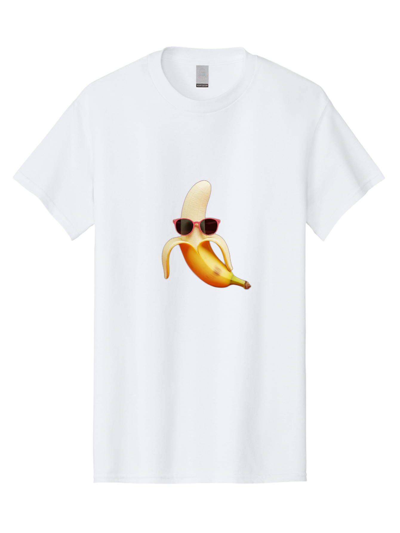 Banana-With-Sunglasses Men'S Graphic Tee, 100% Cotton, Comfortable Casual Summer Wear, Machine Washable, Vintage Camera, Old Camera, Antique Camera, Black Camera, Classic Photography, Photography Equipment, Nostalgic Device, Film Camera, Bak033