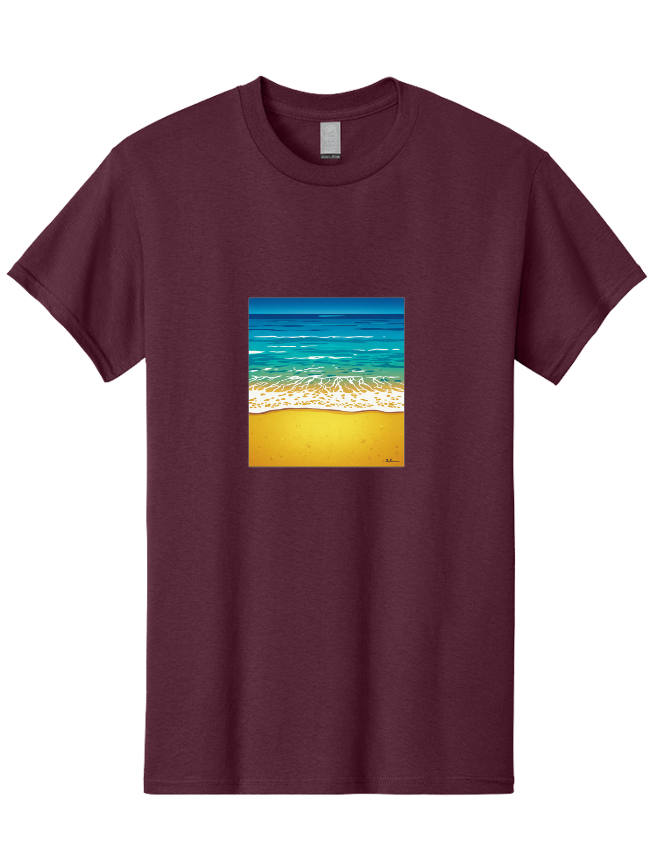 Beach-Scene Men'S Graphic Tee, 100% Cotton, Comfortable Casual Summer Wear, Machine Washable, Vintage Camera, Old Camera, Antique Camera, Black Camera, Classic Photography, Photography Equipment, Nostalgic Device, Film Camera, Camera Art Bak038
