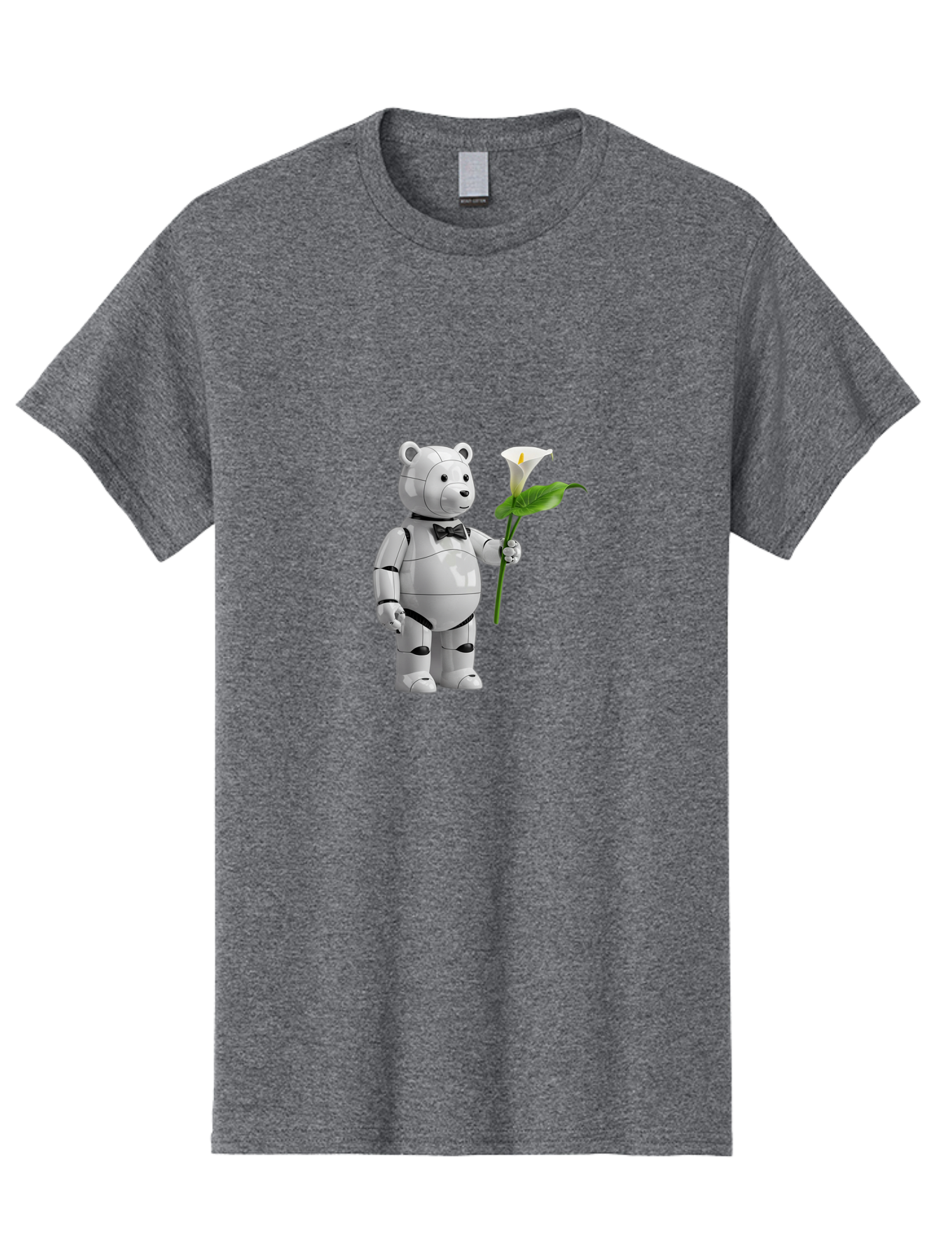 Bearbrick-Robot Men'S Graphic Tee, 100% Cotton, Comfortable Casual Summer Wear, Machine Washable, Vintage Camera, Old Camera, Antique Camera, Black Camera, Classic Photography, Photography Equipment, Nostalgic Device, Film Camera, Camera Art Bak045