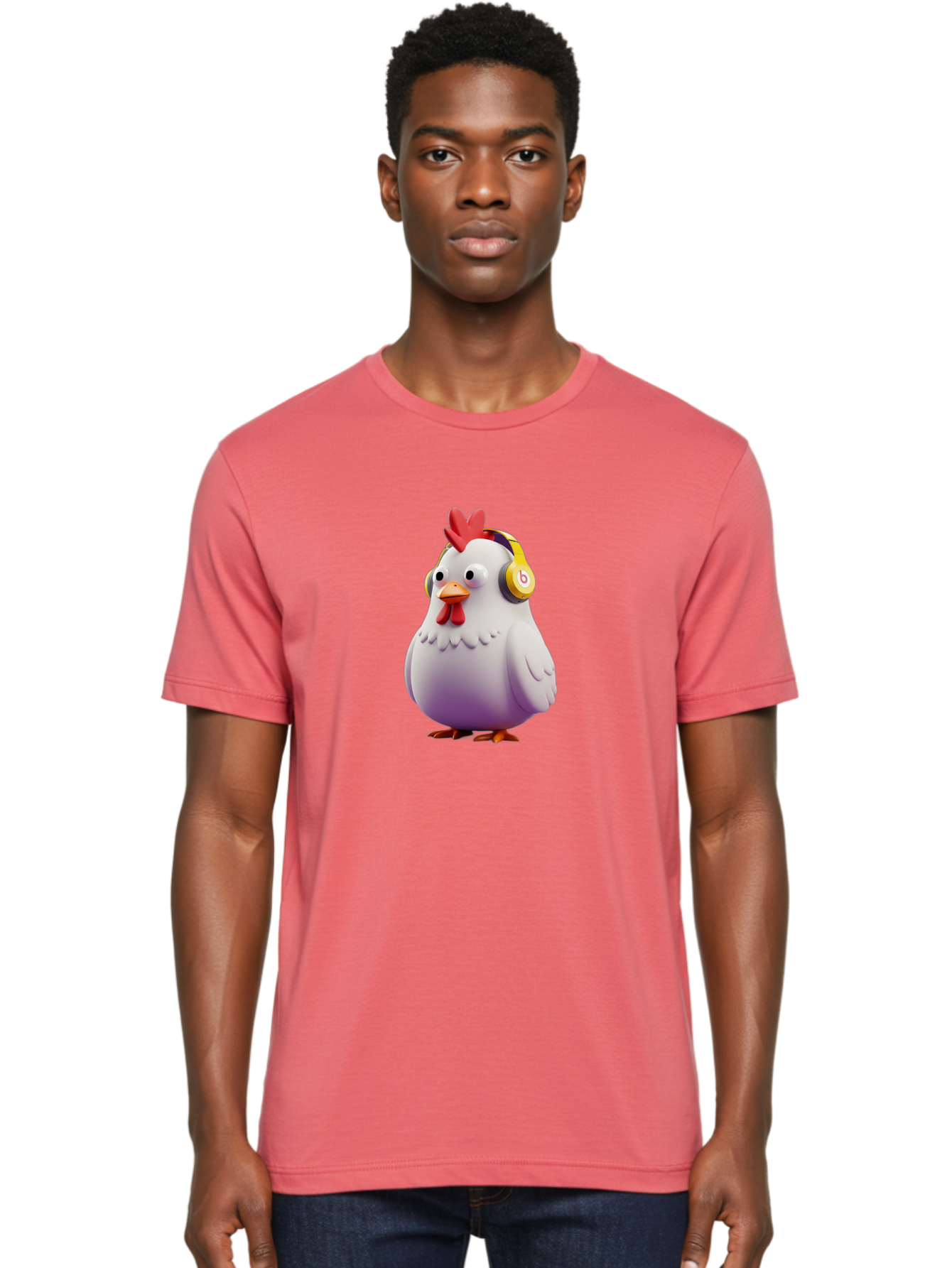 Beats-Chicken-1 Men'S Graphic Tee, 100% Cotton, Comfortable Casual Summer Wear, Machine Washable, Vintage Camera, Old Camera, Antique Camera, Black Camera, Classic Photography, Photography Equipment, Nostalgic Device, Film Camera, Camera Art Bak047