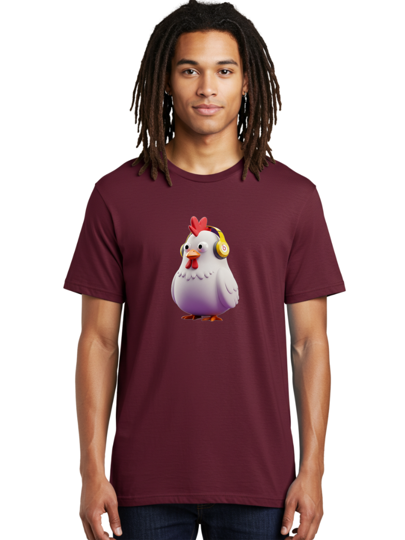 Beats-Chicken-1 Men'S Graphic Tee, 100% Cotton, Comfortable Casual Summer Wear, Machine Washable, Vintage Camera, Old Camera, Antique Camera, Black Camera, Classic Photography, Photography Equipment, Nostalgic Device, Film Camera, Camera Art Bak047