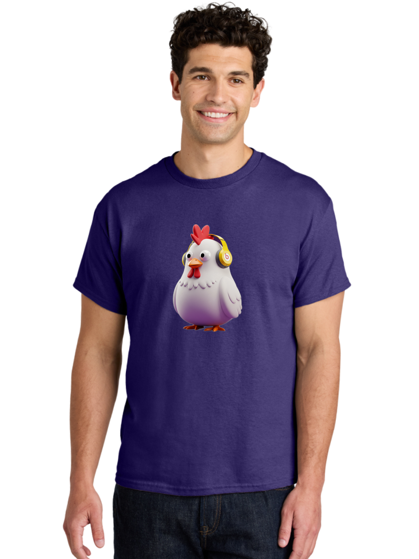 Beats-Chicken-1 Men'S Graphic Tee, 100% Cotton, Comfortable Casual Summer Wear, Machine Washable, Vintage Camera, Old Camera, Antique Camera, Black Camera, Classic Photography, Photography Equipment, Nostalgic Device, Film Camera, Camera Art Bak047