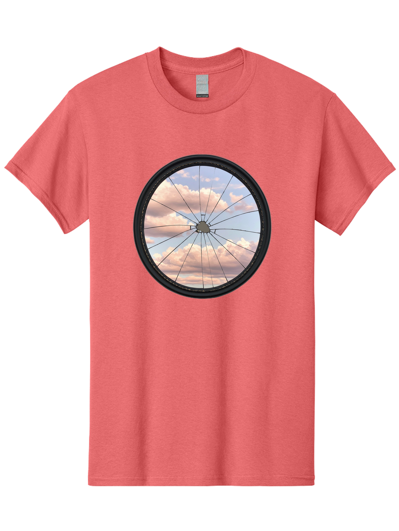 Bicycle-Wheel Men'S Graphic Tee, 100% Cotton, Comfortable Casual Summer Wear, Machine Washable, Vintage Camera, Old Camera, Antique Camera, Black Camera, Classic Photography, Photography Equipment, Nostalgic Device, Film Camera, Camera Art Bak051