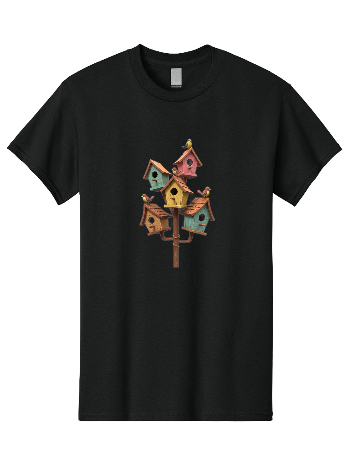 Birdhouses Men'S Graphic Tee, 100% Cotton, Comfortable Casual Summer Wear, Machine Washable, Vintage Camera, Old Camera, Antique Camera, Black Camera, Classic Photography, Photography Equipment, Nostalgic Device, Film Camera, Camera Art Bak054