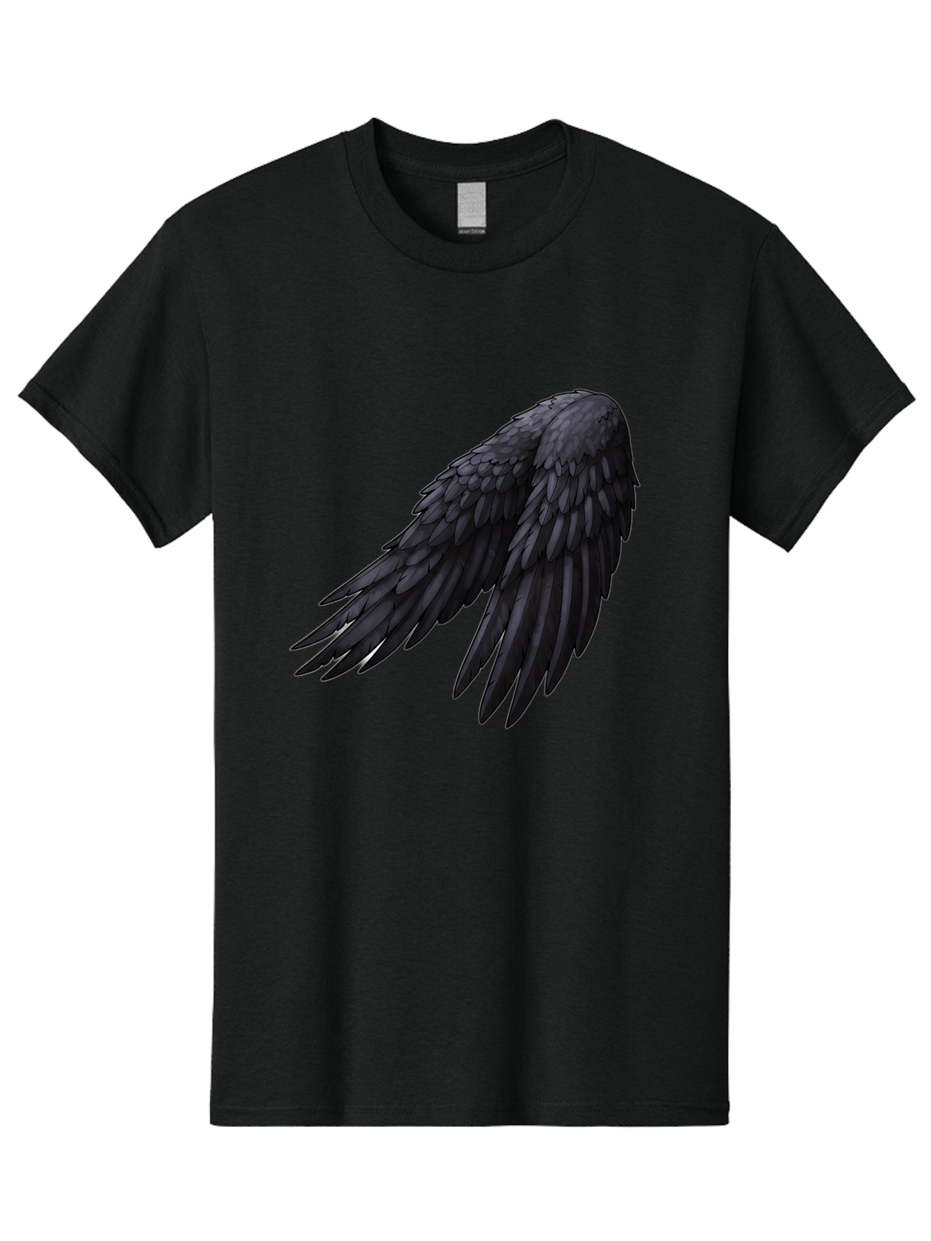 Black-Feathered-Wing Men'S Graphic Tee, 100% Cotton, Comfortable Casual Summer Wear, Machine Washable, Vintage Camera, Old Camera, Antique Camera, Black Camera, Classic Photography, Photography Equipment, Nostalgic Device, Film Camera, Bak066