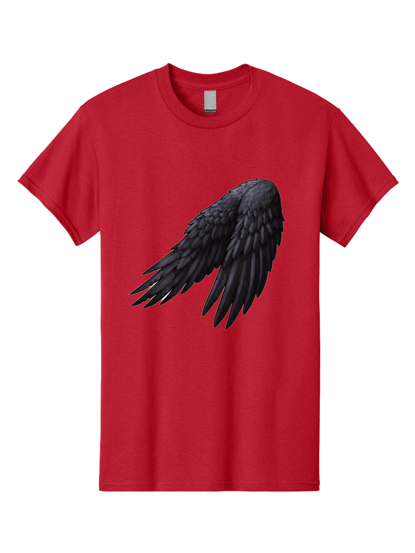 Black-Feathered-Wing Men'S Graphic Tee, 100% Cotton, Comfortable Casual Summer Wear, Machine Washable, Vintage Camera, Old Camera, Antique Camera, Black Camera, Classic Photography, Photography Equipment, Nostalgic Device, Film Camera, Bak066