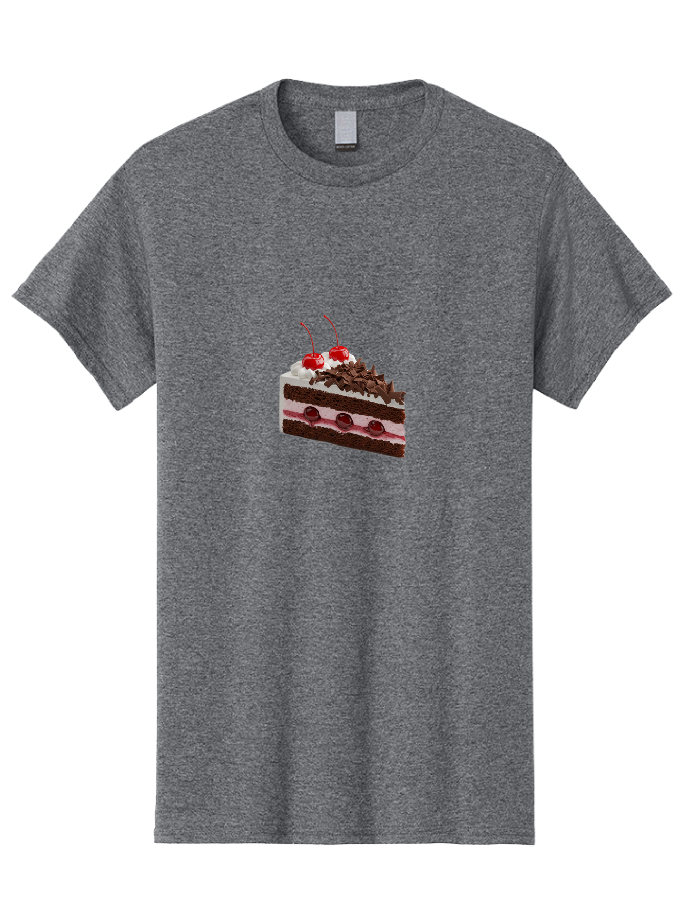 Black-Forest-Cake-1 Men'S Graphic Tee, 100% Cotton, Comfortable Casual Summer Wear, Machine Washable, Vintage Camera, Old Camera, Antique Camera, Black Camera, Classic Photography, Photography Equipment, Nostalgic Device, Film Camera, Bak068