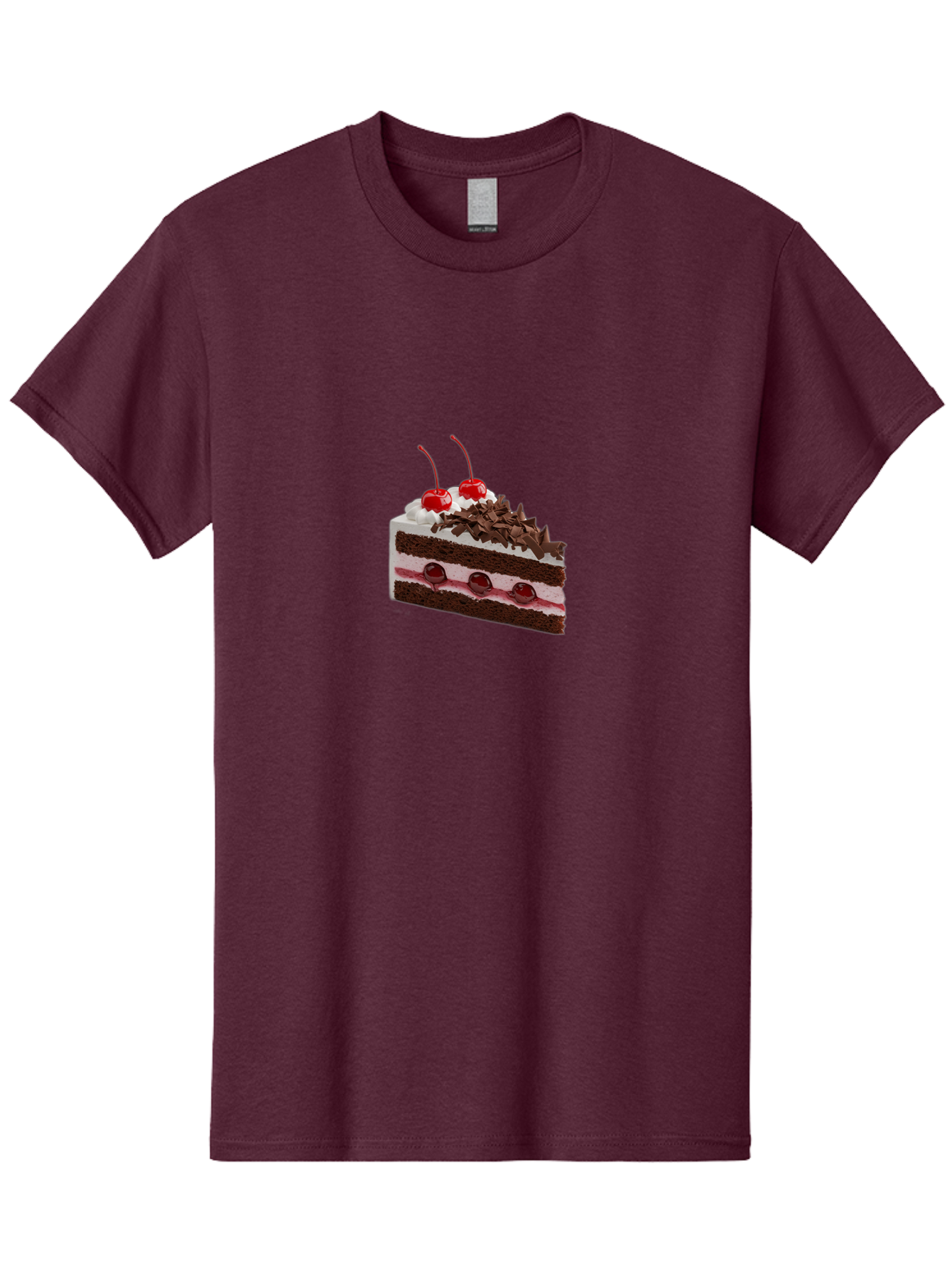 Black-Forest-Cake-1 Men'S Graphic Tee, 100% Cotton, Comfortable Casual Summer Wear, Machine Washable, Vintage Camera, Old Camera, Antique Camera, Black Camera, Classic Photography, Photography Equipment, Nostalgic Device, Film Camera, Bak068