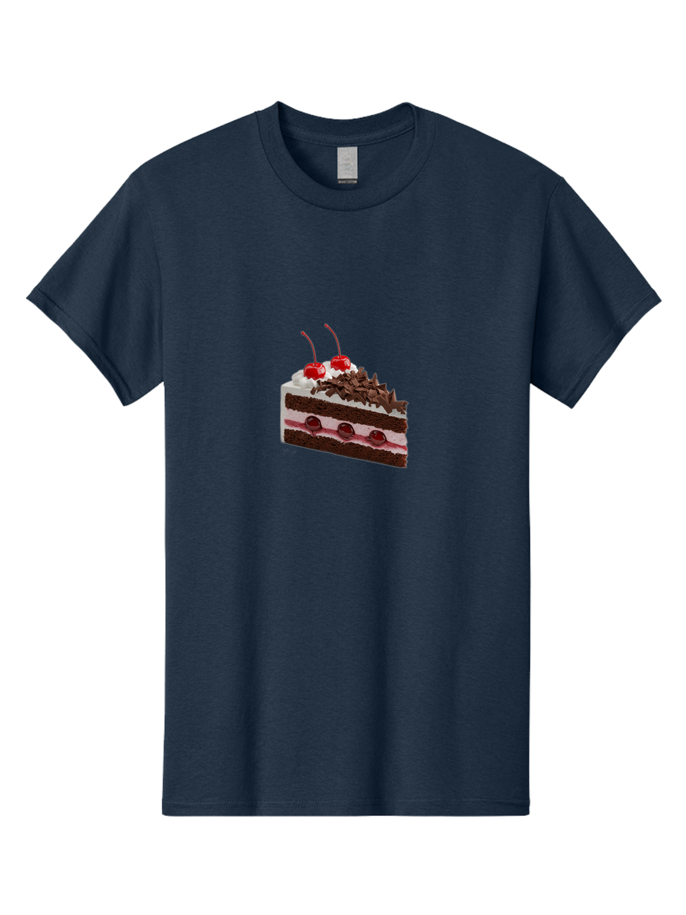 Black-Forest-Cake-1 Men'S Graphic Tee, 100% Cotton, Comfortable Casual Summer Wear, Machine Washable, Vintage Camera, Old Camera, Antique Camera, Black Camera, Classic Photography, Photography Equipment, Nostalgic Device, Film Camera, Bak068