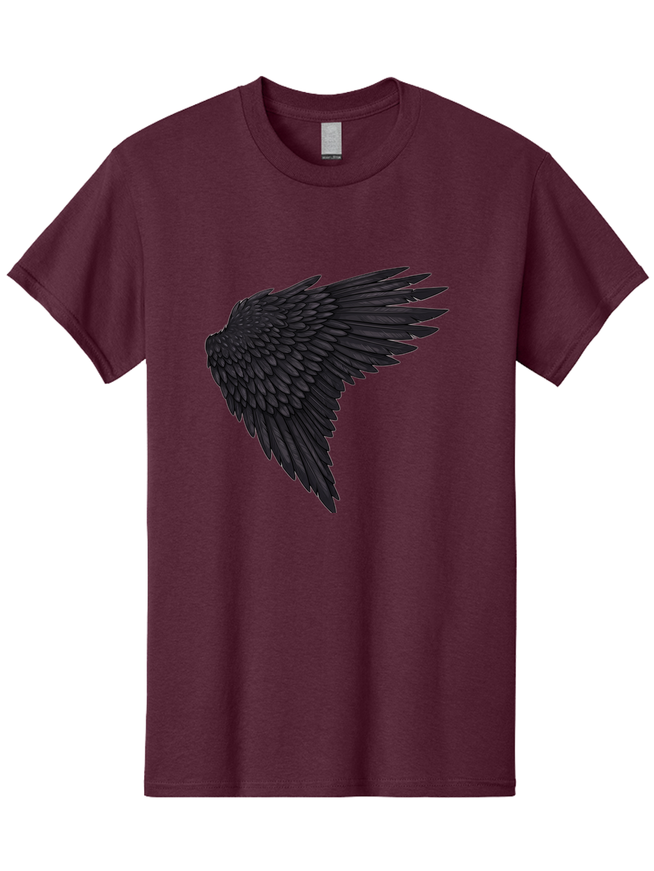Black-Wing-1 Men'S Graphic Tee, 100% Cotton, Comfortable Casual Summer Wear, Machine Washable, Vintage Camera, Old Camera, Antique Camera, Black Camera, Classic Photography, Photography Equipment, Nostalgic Device, Film Camera, Camera Art Bak070