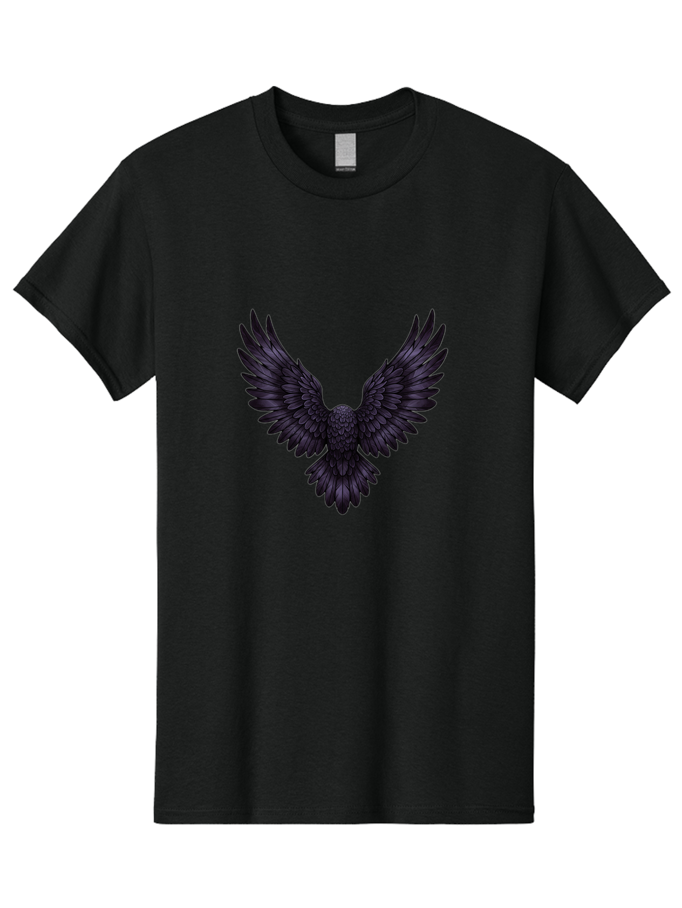 Black-Wings-1 Men'S Graphic Tee, 100% Cotton, Comfortable Casual Summer Wear, Machine Washable, Vintage Camera, Old Camera, Antique Camera, Black Camera, Classic Photography, Photography Equipment, Nostalgic Device, Film Camera, Camera Art Bak072