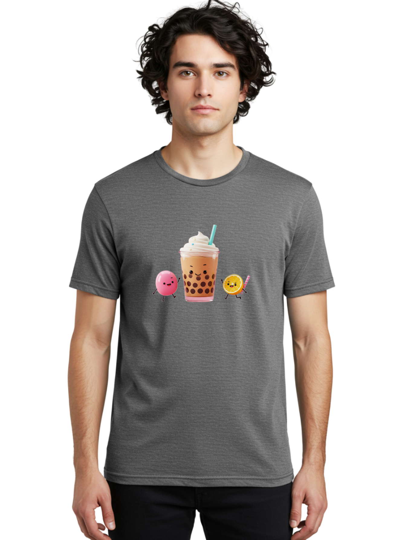 Boba-Drink Men'S Graphic Tee, 100% Cotton, Comfortable Casual Summer Wear, Machine Washable, Vintage Camera, Old Camera, Antique Camera, Black Camera, Classic Photography, Photography Equipment, Nostalgic Device, Film Camera, Camera Art Bak084