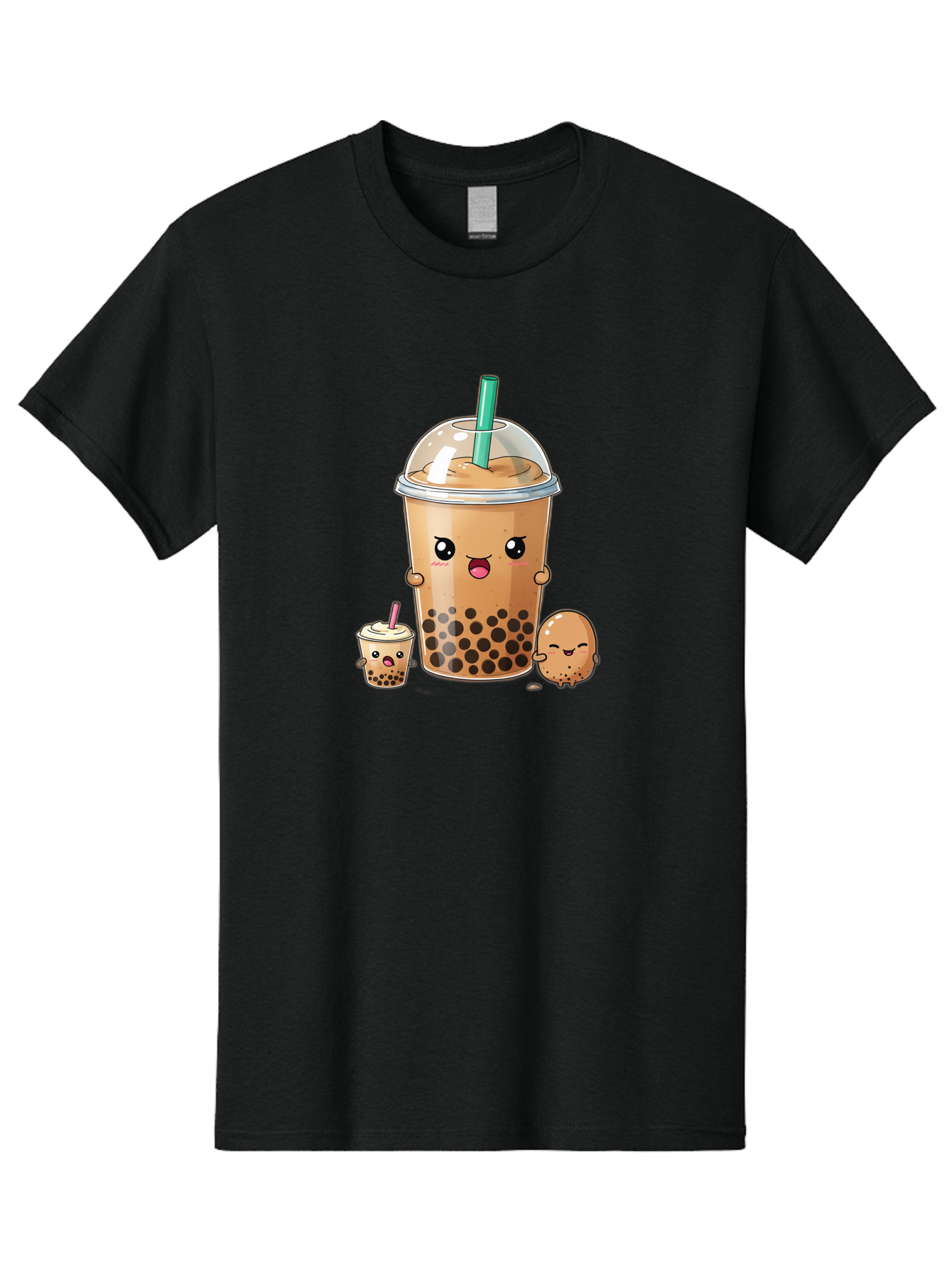 Boba-Tea-1 Men'S Graphic Tee, 100% Cotton, Comfortable Casual Summer Wear, Machine Washable, Vintage Camera, Old Camera, Antique Camera, Black Camera, Classic Photography, Photography Equipment, Nostalgic Device, Film Camera, Camera Art Bak085