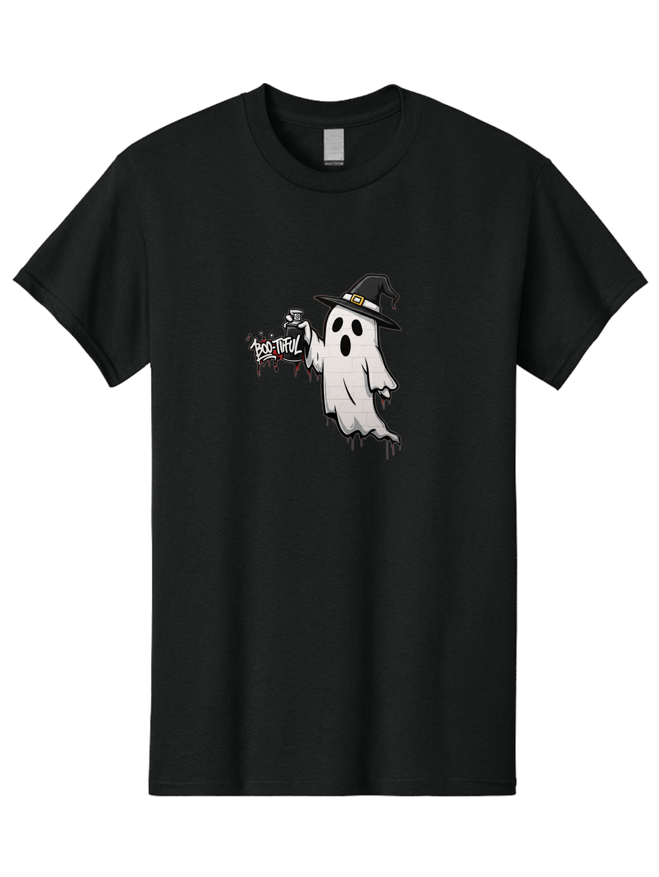 Boo-Tiful-2 Men'S Graphic Tee, 100% Cotton, Comfortable Casual Summer Wear, Machine Washable, Vintage Camera, Old Camera, Antique Camera, Black Camera, Classic Photography, Photography Equipment, Nostalgic Device, Film Camera, Camera Art Bak089