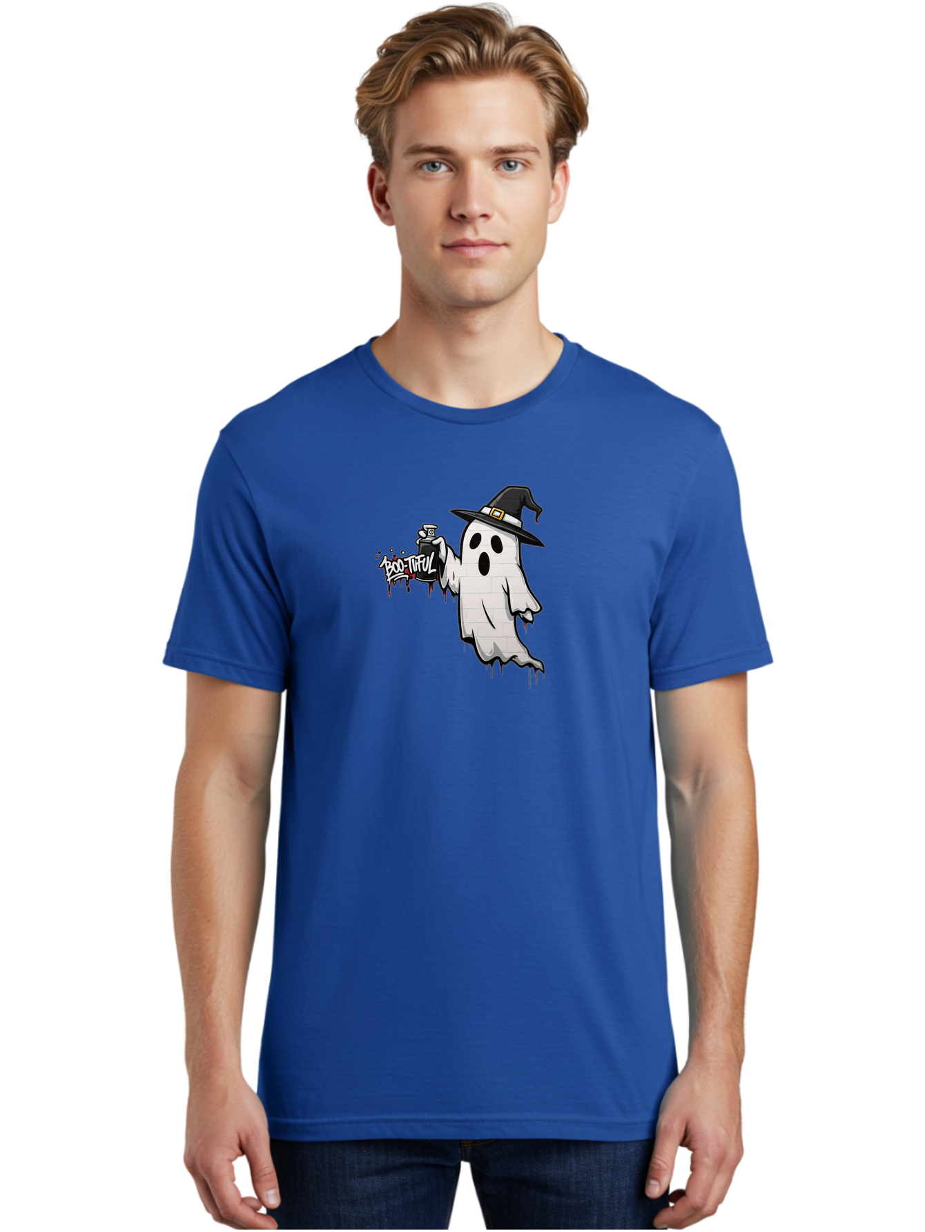 Boo-Tiful-2 Men'S Graphic Tee, 100% Cotton, Comfortable Casual Summer Wear, Machine Washable, Vintage Camera, Old Camera, Antique Camera, Black Camera, Classic Photography, Photography Equipment, Nostalgic Device, Film Camera, Camera Art Bak089